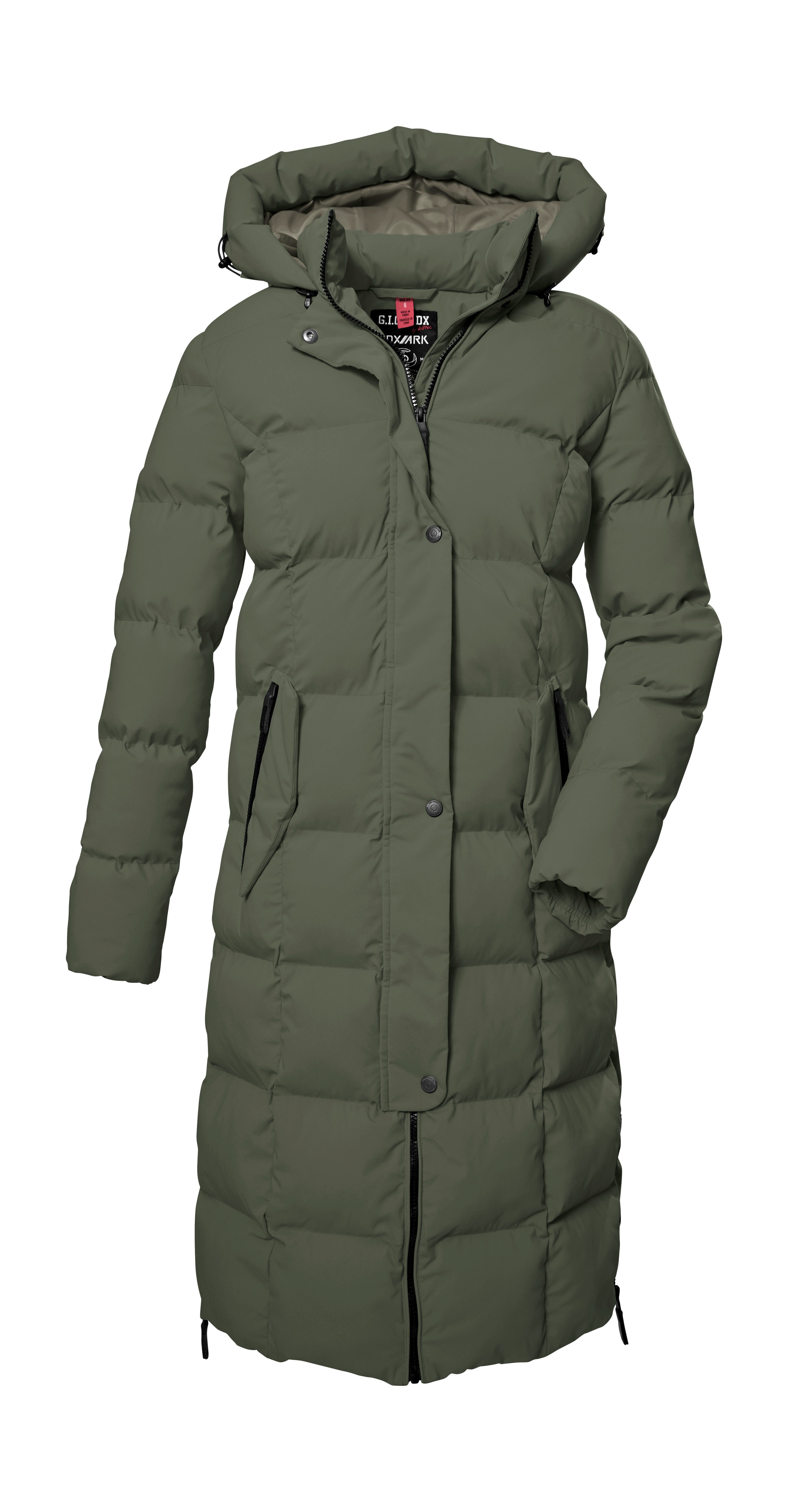 G.I.G.A. DX by killtec Gewatteerde jas GW 2 WMN QLTD CT kleding maat 36 groen