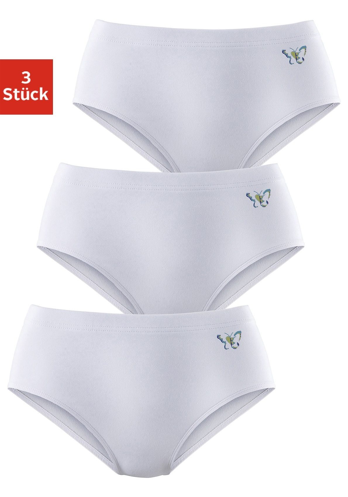 Petite fleur Modellerende slip Bodyforming slip van elastische katoen (3 stuks)