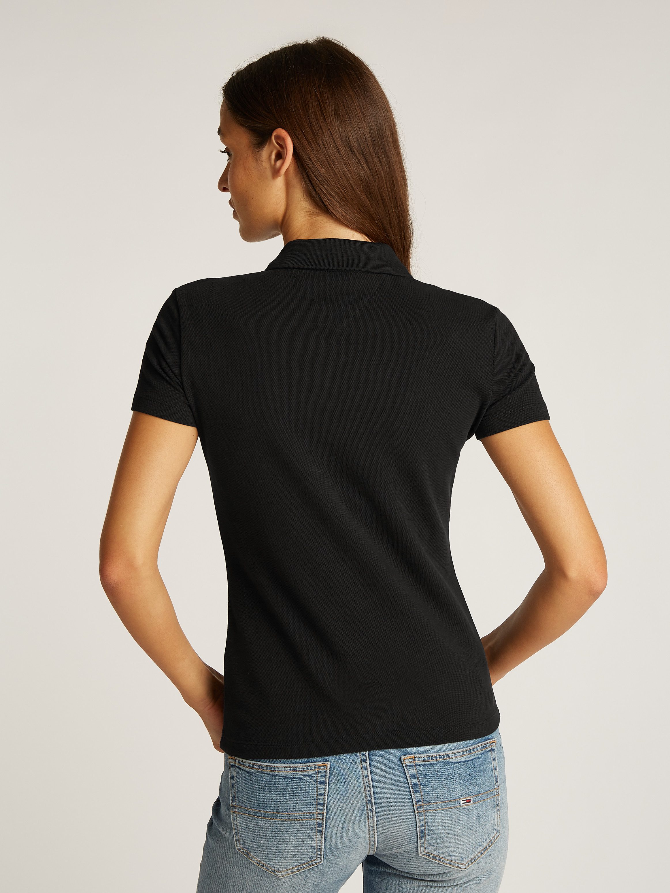 TOMMY JEANS Poloshirt TJW SLIM ESSENTIAL POLO SS