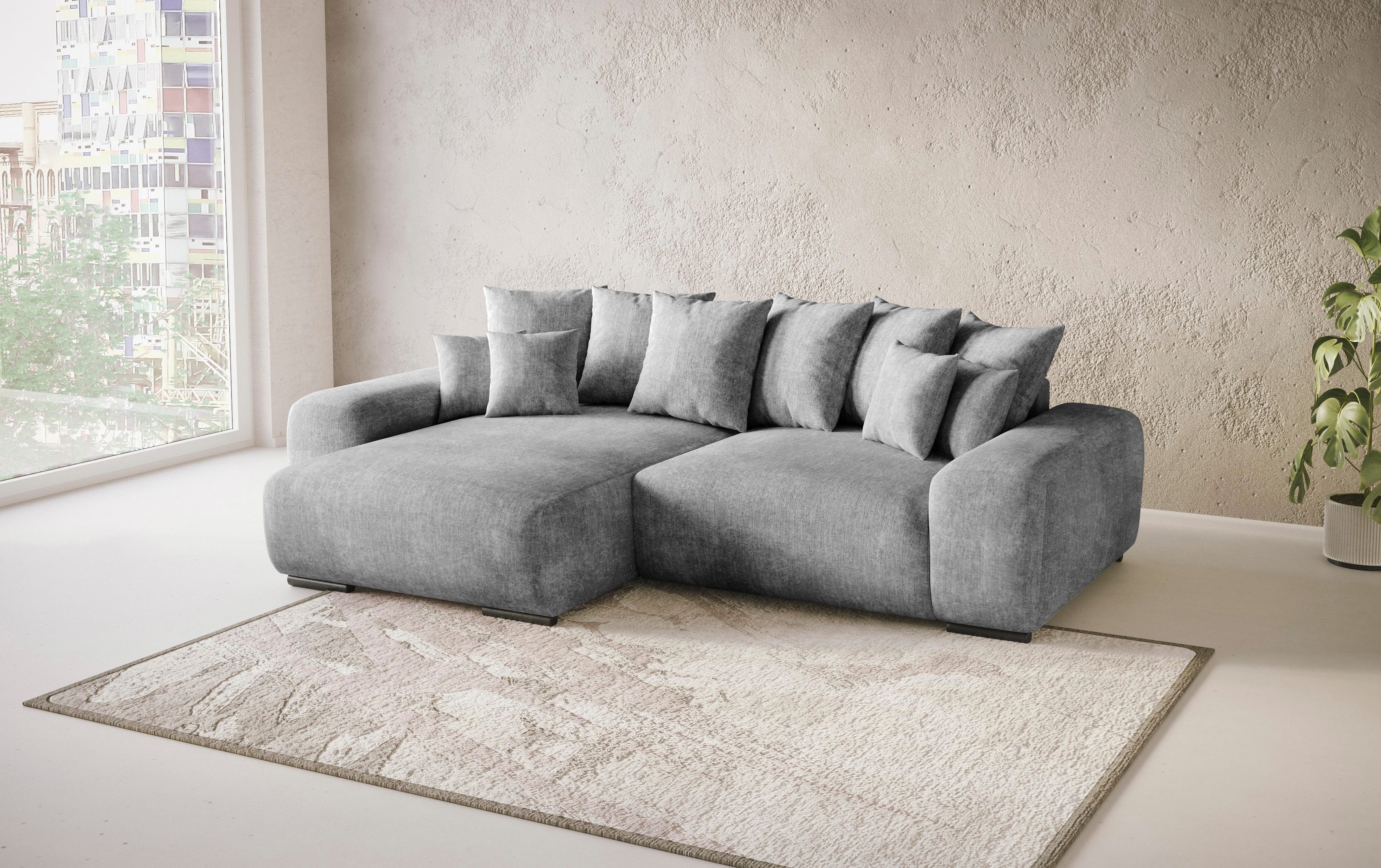 Mr. Couch Hoekbank Sundance, L-vorm Permanente slaper met bed, bedbox, tot 140 kg belastbaar