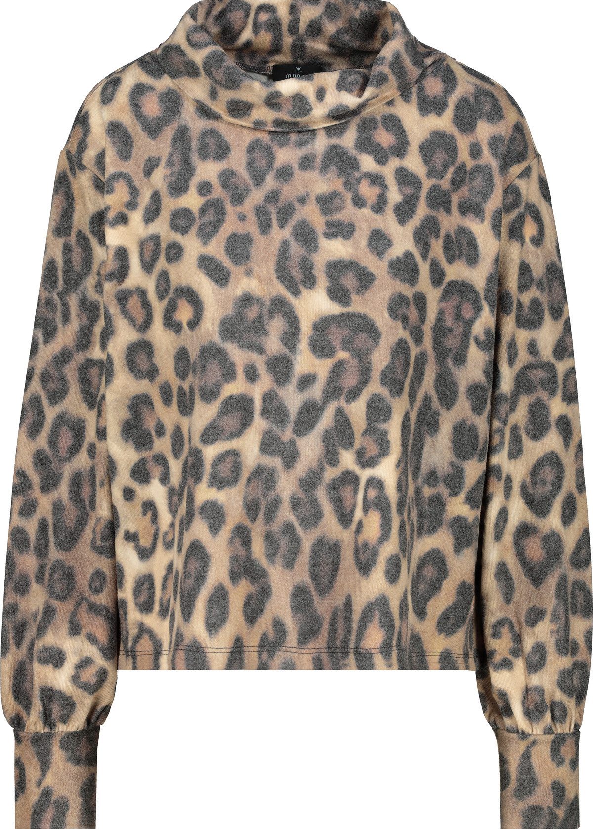 Monari Sweatshirt met allover leeuw