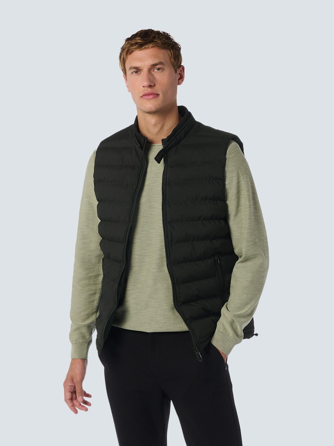 NO EXCESS Bodywarmer Met watté look