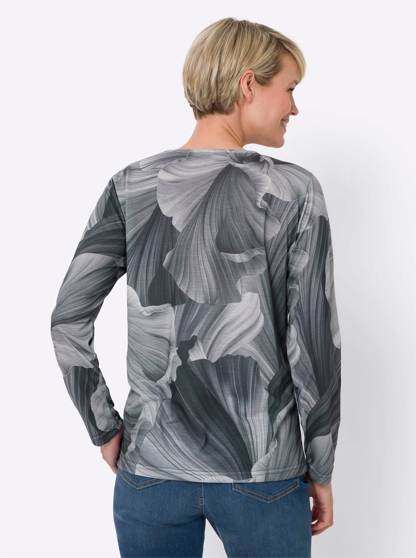 Classic Basics Shirt met lange mouwen Gedessineerd shirt (1-delig)