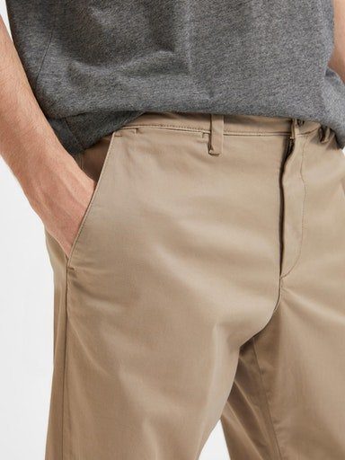 SELECTED HOMME Stoffen broek SLH196-STRAIGHT-NEW MILES FLEX PANT NOOS