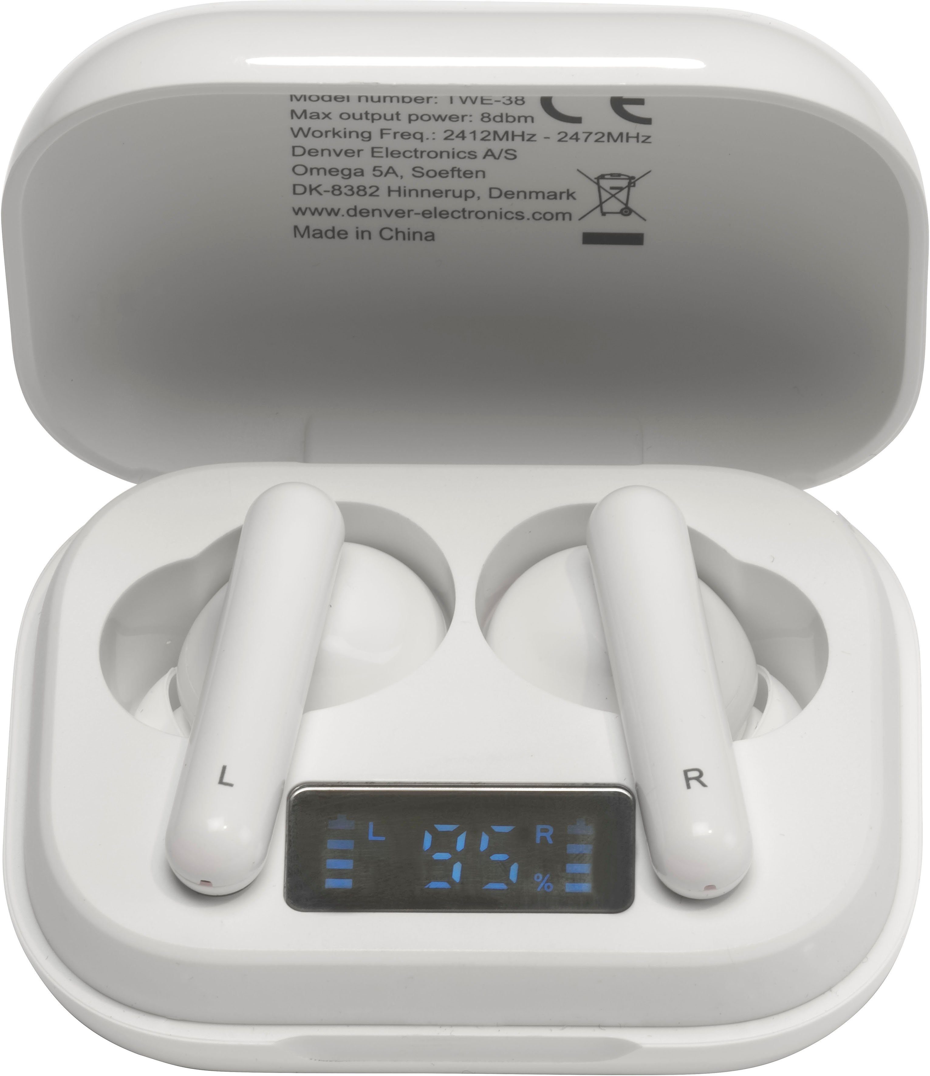 Denver In-ear-oordopjes TWE-38 draadloos