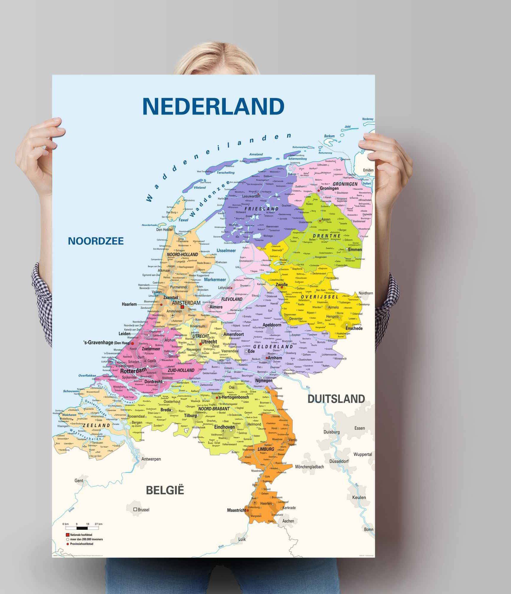 Reinders! schoolkaart Nederland Nederlands - snel online gekocht | OTTO