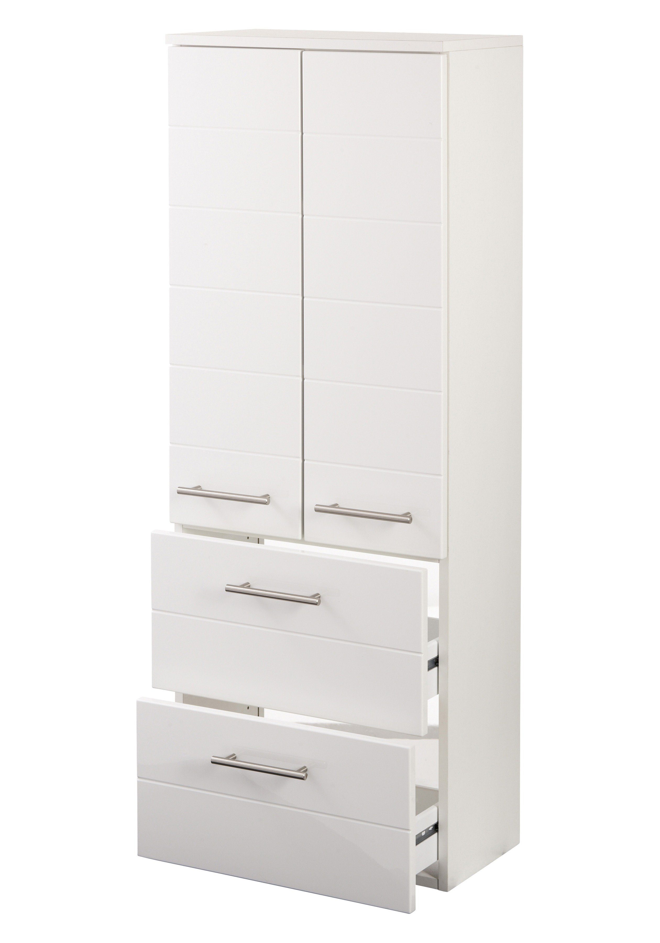 welltime Halfhoge kast PORTO Breedte 50 cm, met hoogglanzende fronten