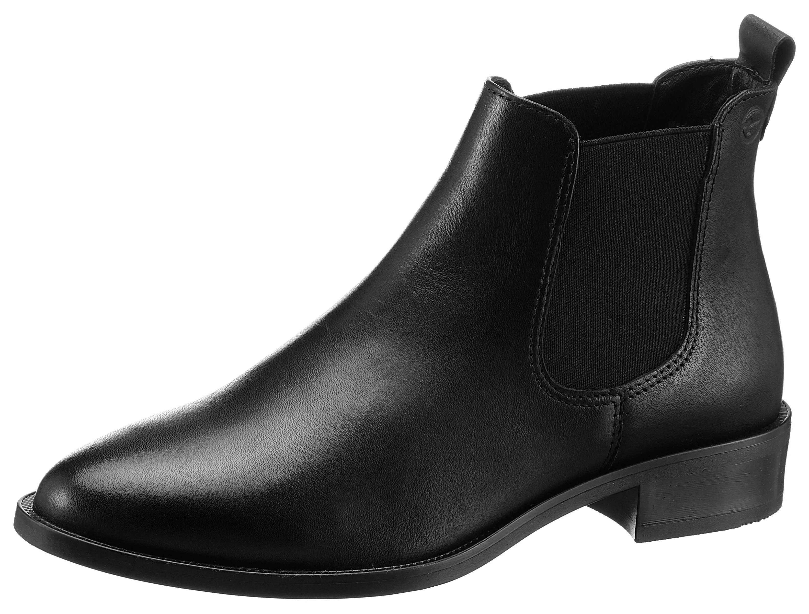 NU 20% KORTING: Tamaris Chelsea-boots met praktische aantreklus