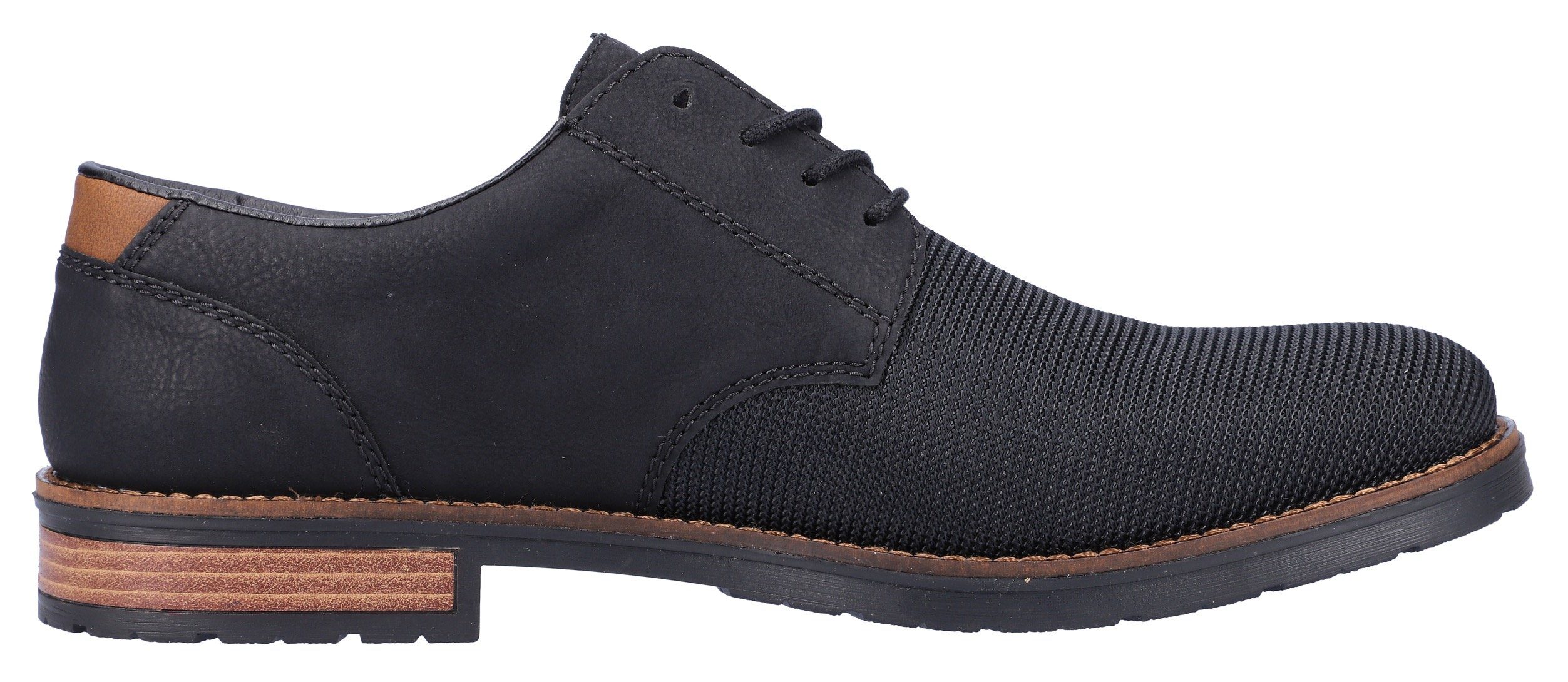 Rieker Veterschoenen in business-look, vrijetijdsschoen, lage schoen, veterschoen