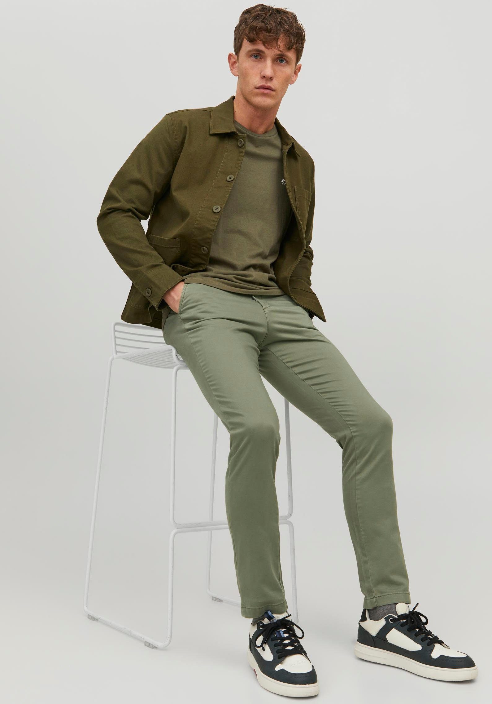 Jack & Jones Chino JPSTMARCO met stretchcomfort en smalle pijpen