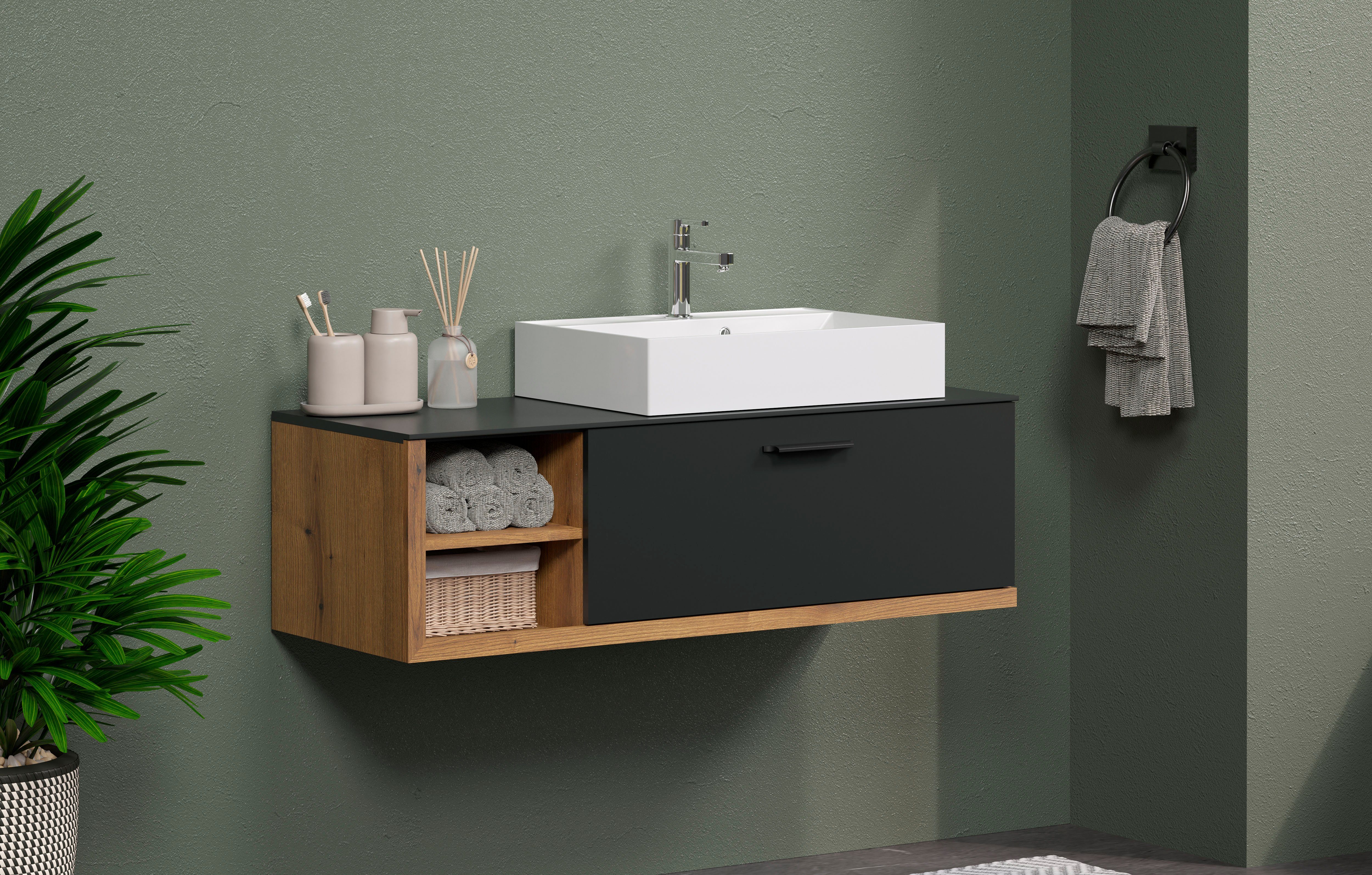 INOSIGN Wastafelonderkast Premont Elegante wastafelonderkast met 60 cm wastafel - softclose