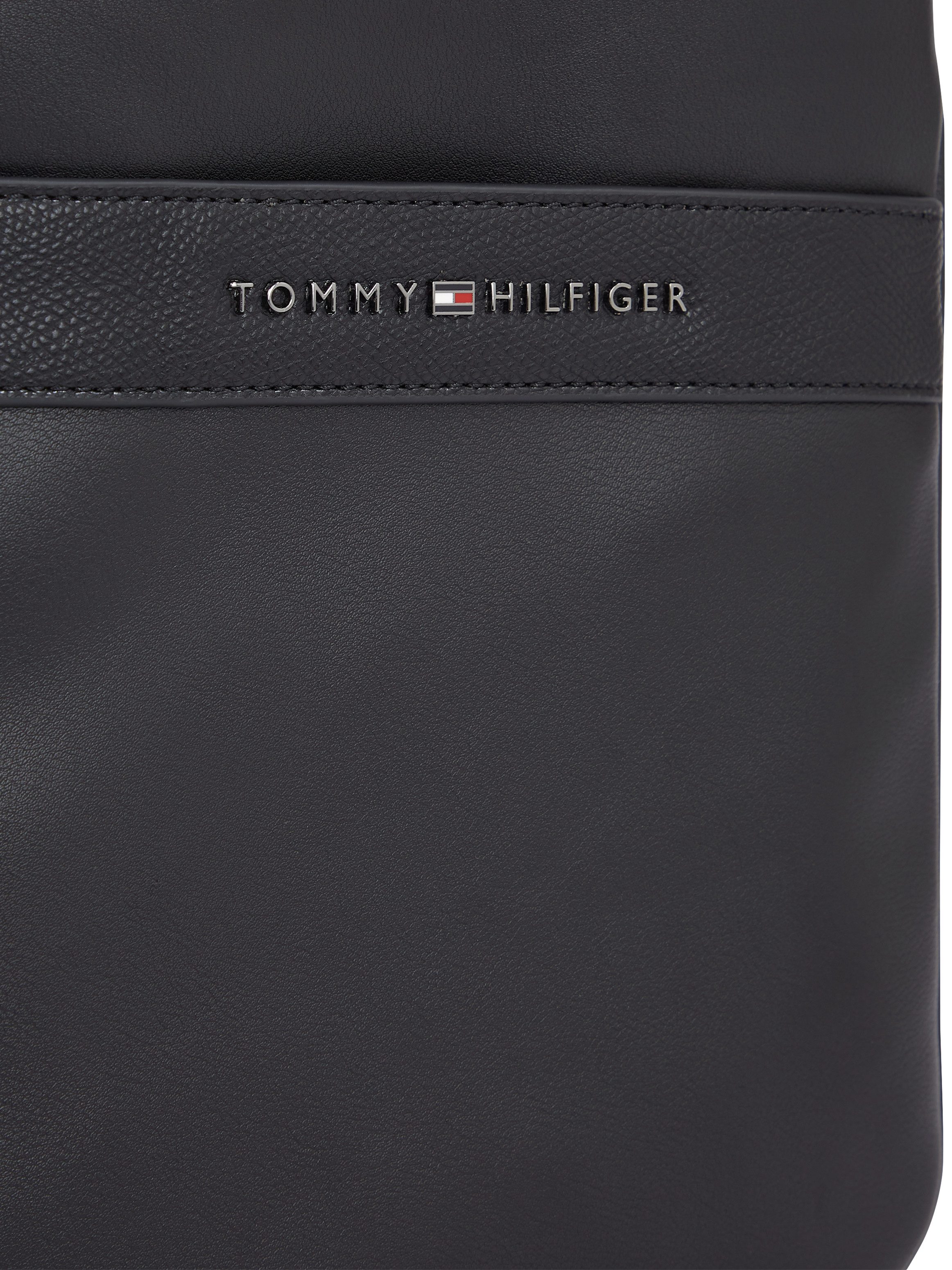 Tommy Hilfiger Schoudertas TH CORP MINI CROSSOVER , heren schoudertas, messenger bag met elegante logo-opdruk