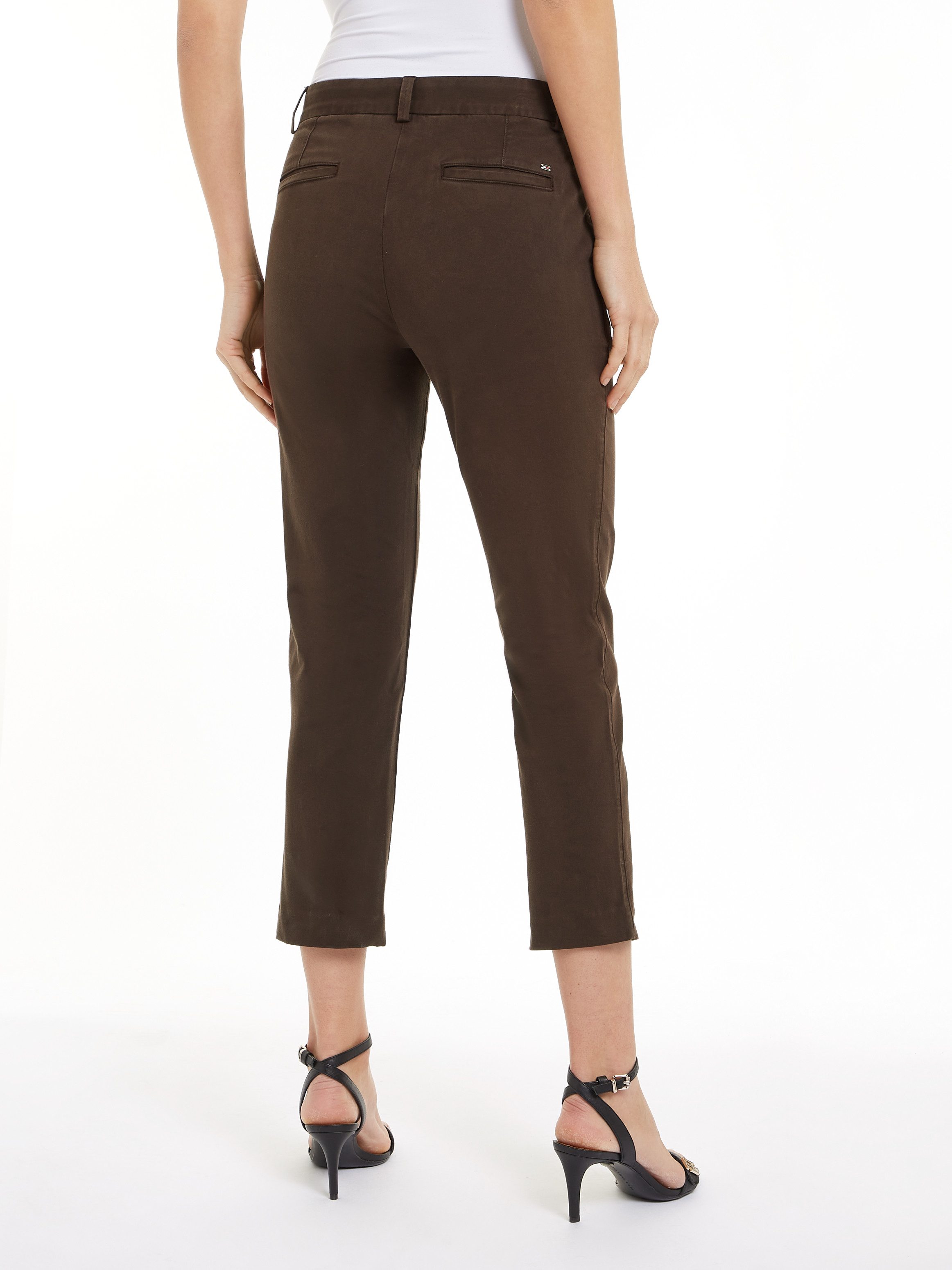 Tommy Hilfiger Stretchbroek met geborduurd logo