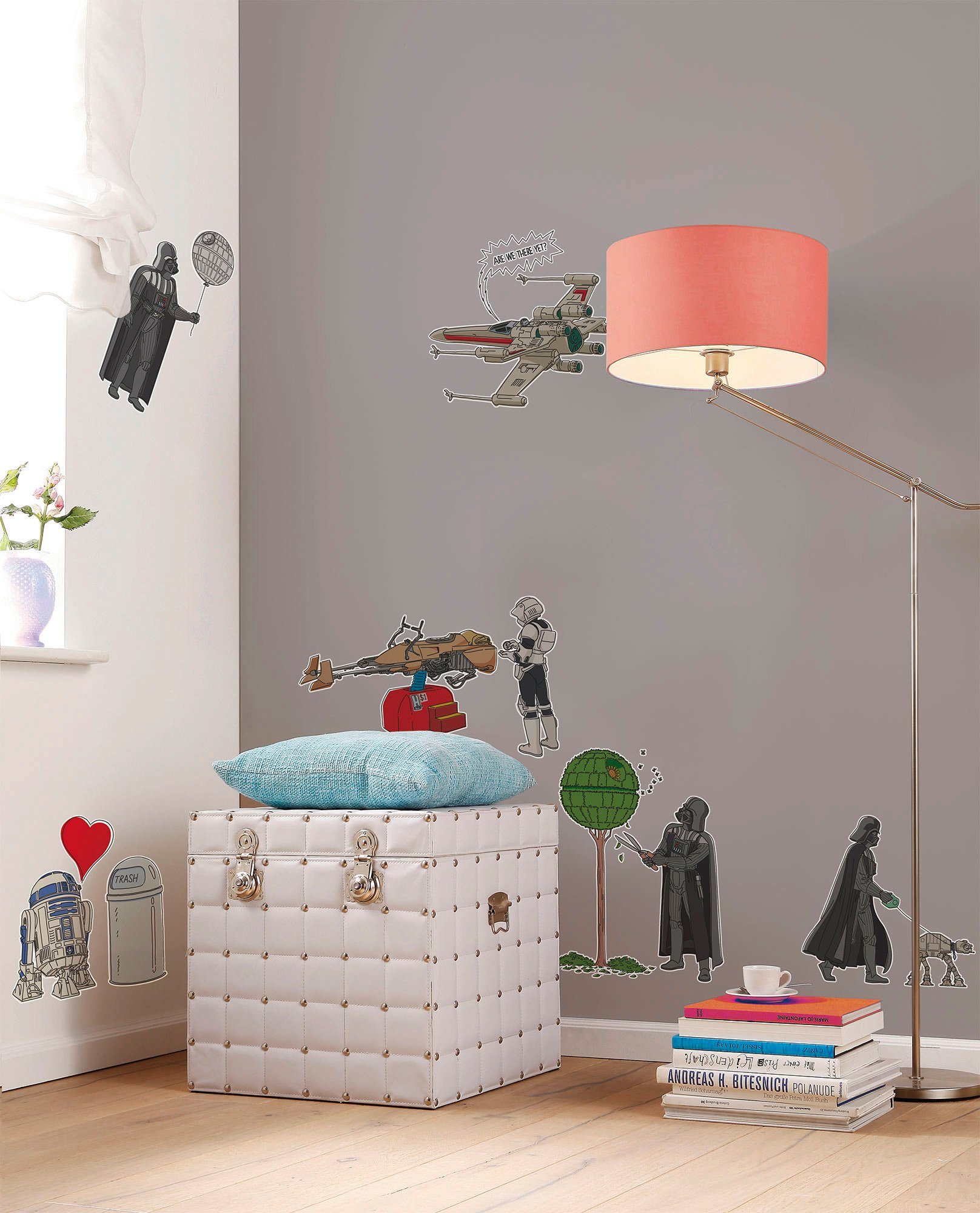 Komar Wandfolie Star Wars Treatment - afm. 100 x 70 cm (9-delig)