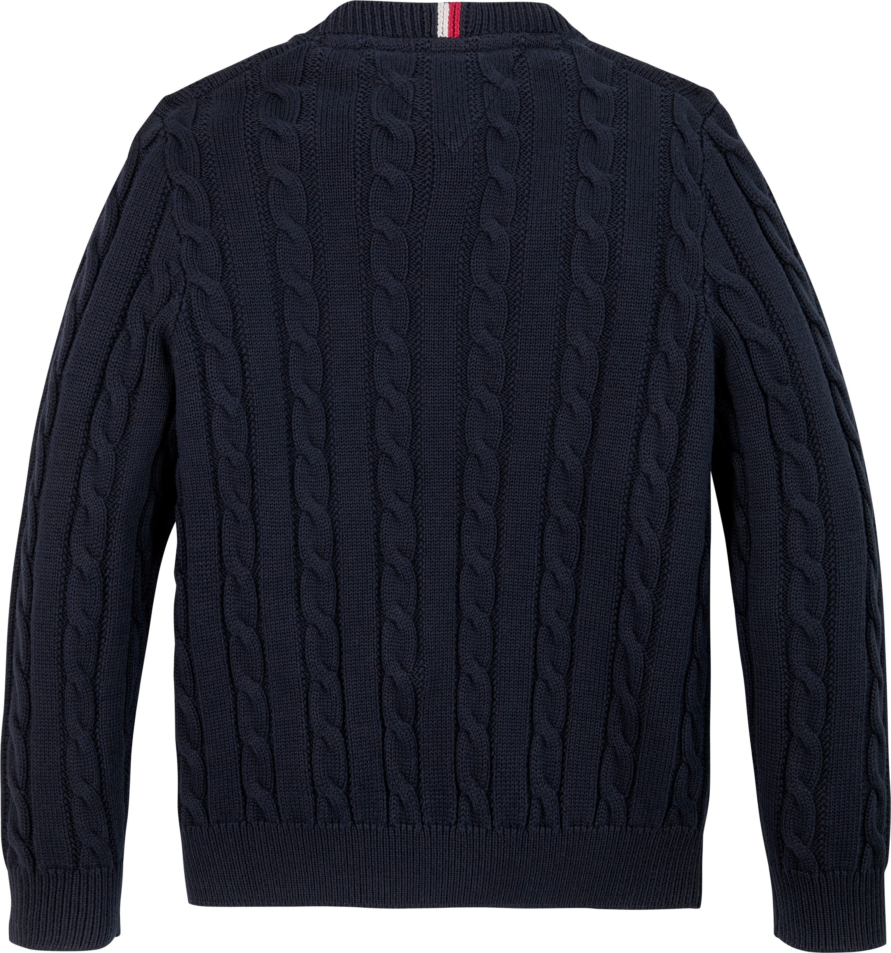 Tommy Hilfiger Gebreide trui ESSENTIAL REG CABLE SWEATER