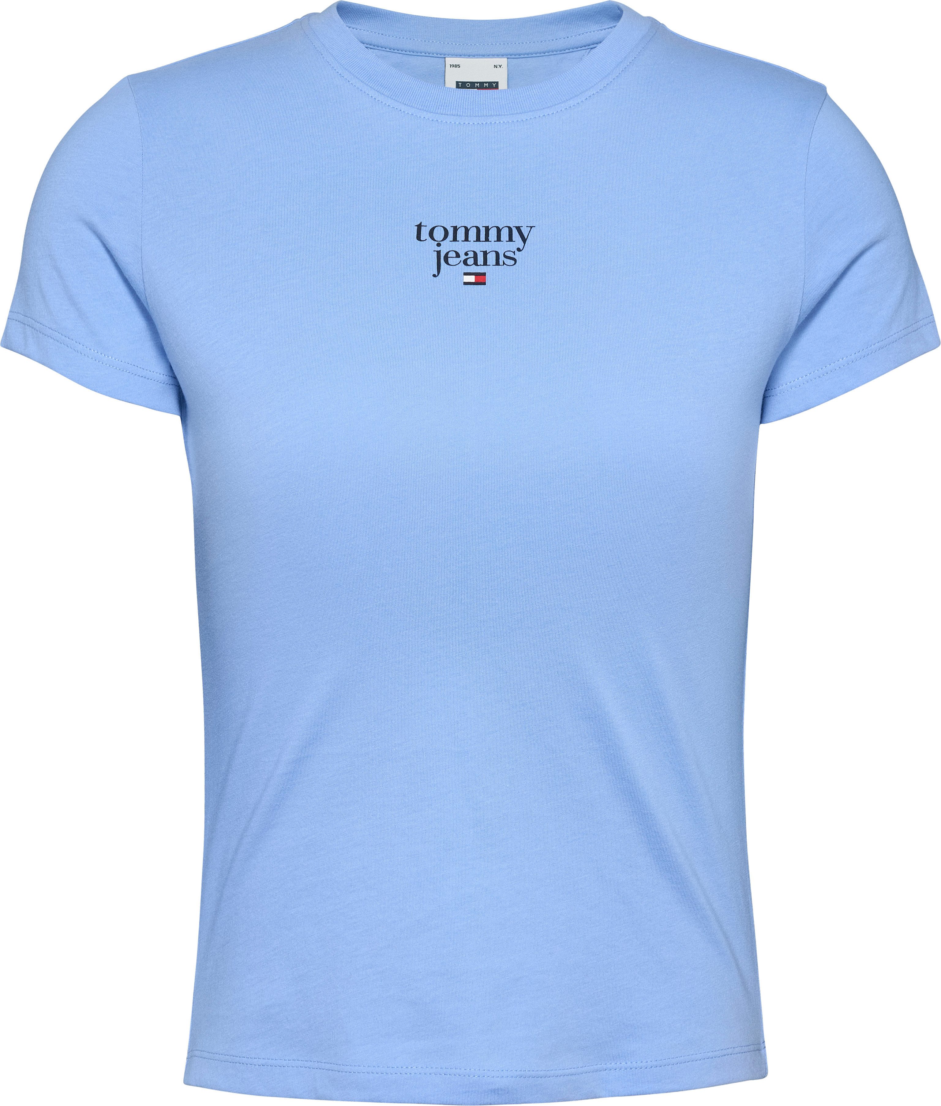 Tommy Jeans Curve T-shirt TJW SLIM ESSENTIAL LOGO1 TEE EXT in grote maten met logo-opschrift