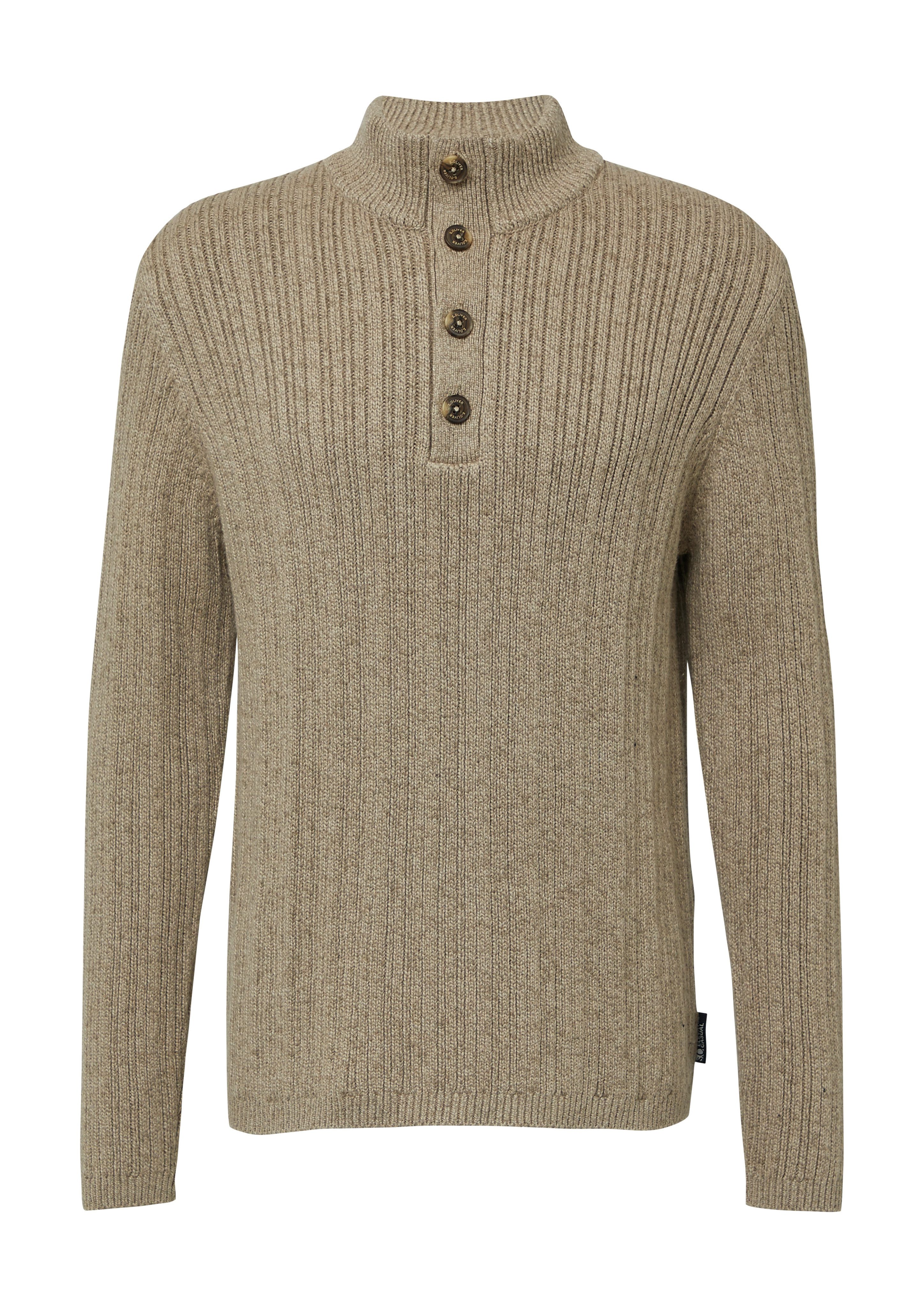 s.Oliver Schipperstrui met structuurpatroon