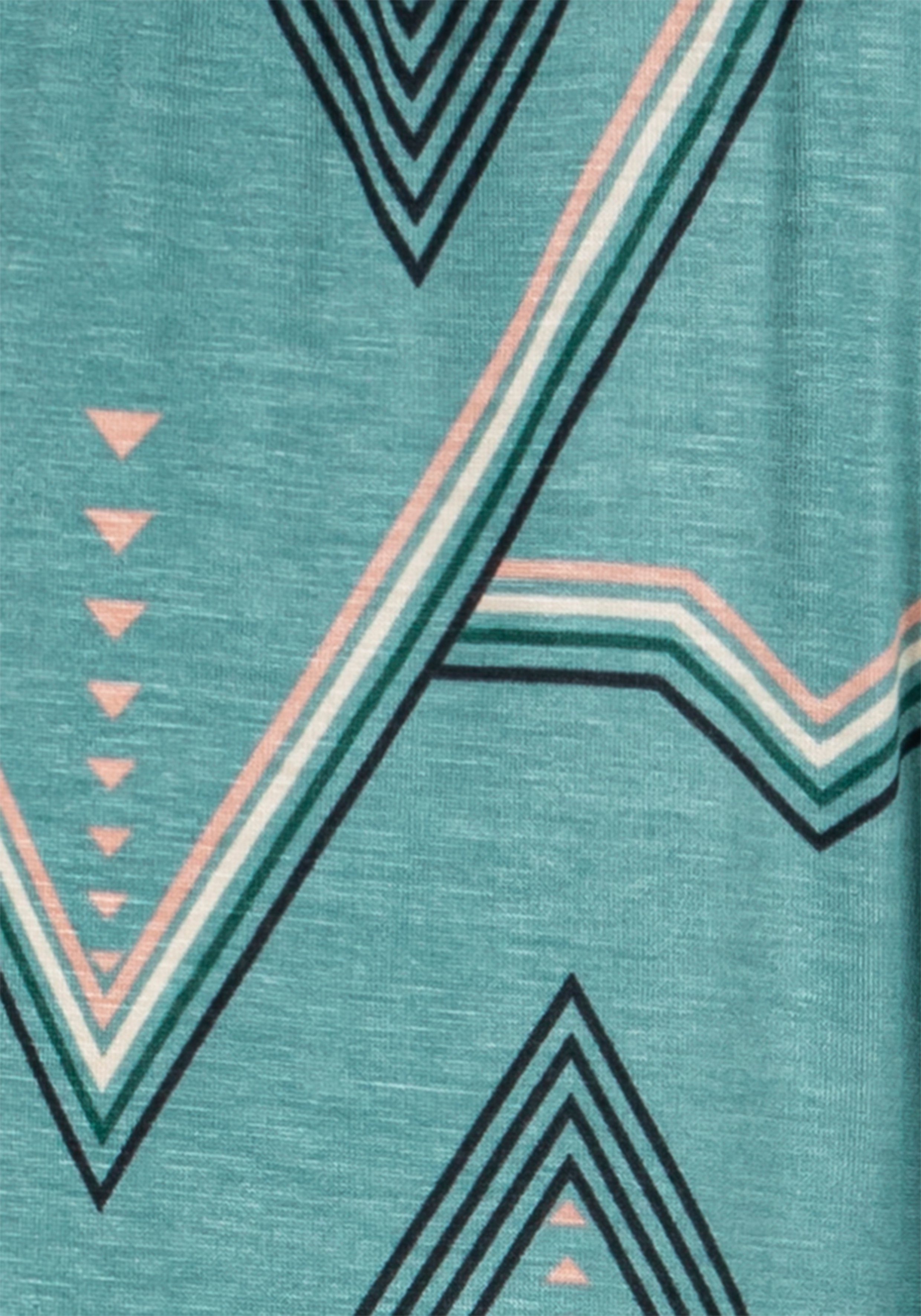 Lascana Pyjamabroek met grafisch zigzagmotief