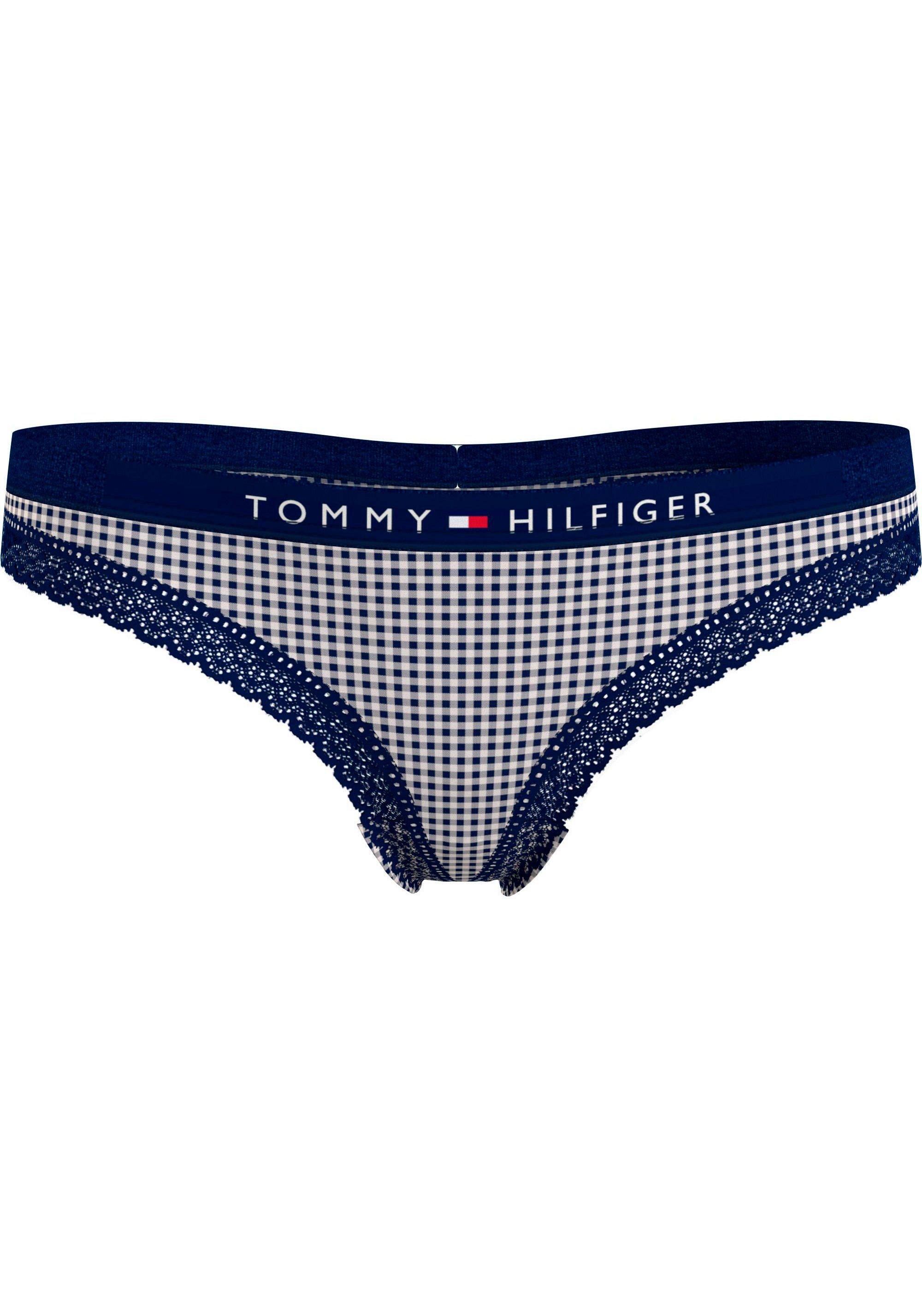 Tommy Hilfiger Underwear Slip THONG PRINT met logo-opschrift bij de band