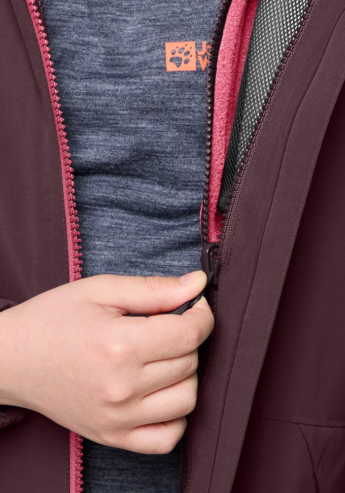 Jack Wolfskin Functioneel 3-in-1-jack ICELAND 3IN1 JACKET K