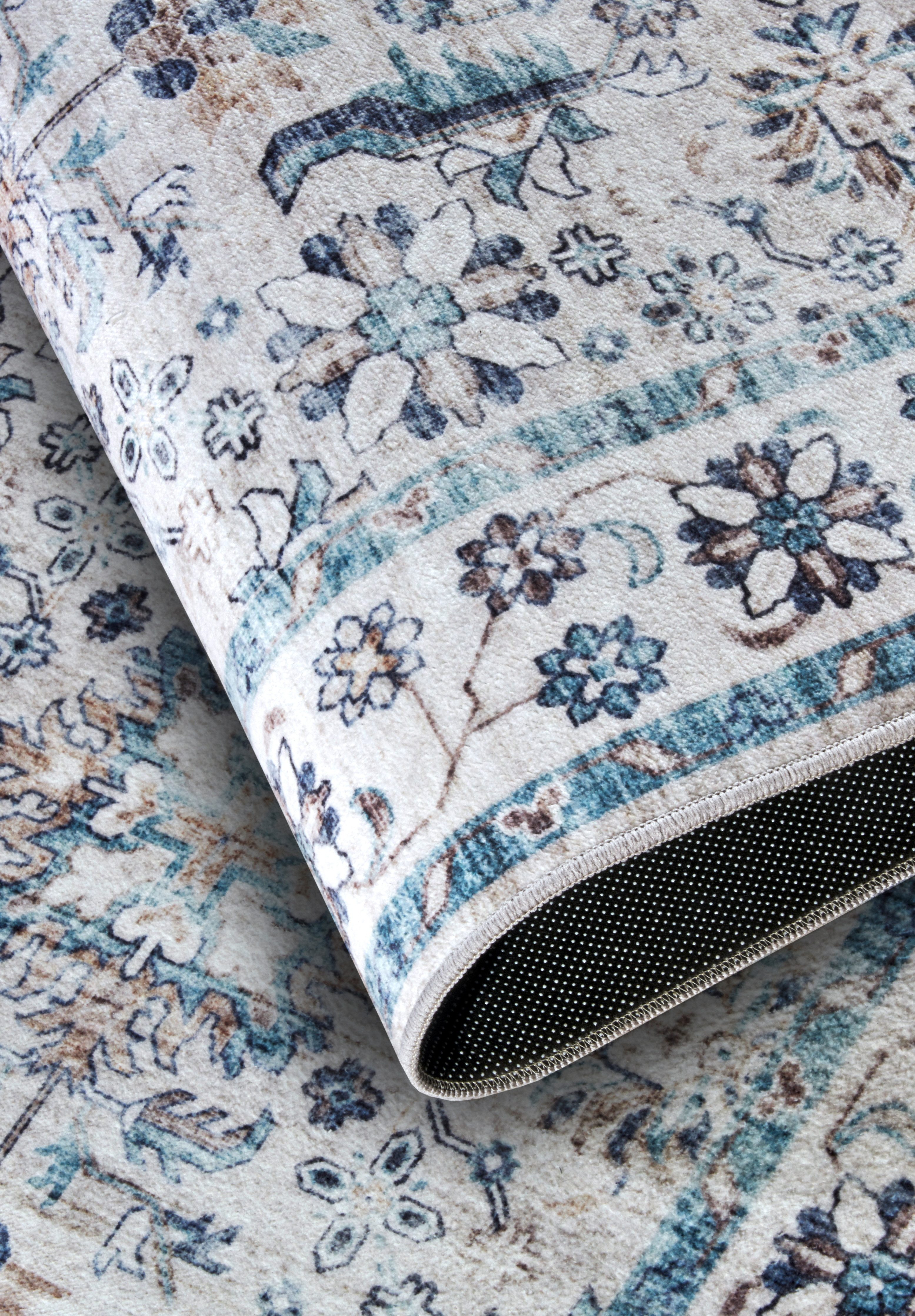 ELLE DECORATION Vloerkleed Saveh Kortpolig, antislip, vintage, klassiek, woonkamer, gang