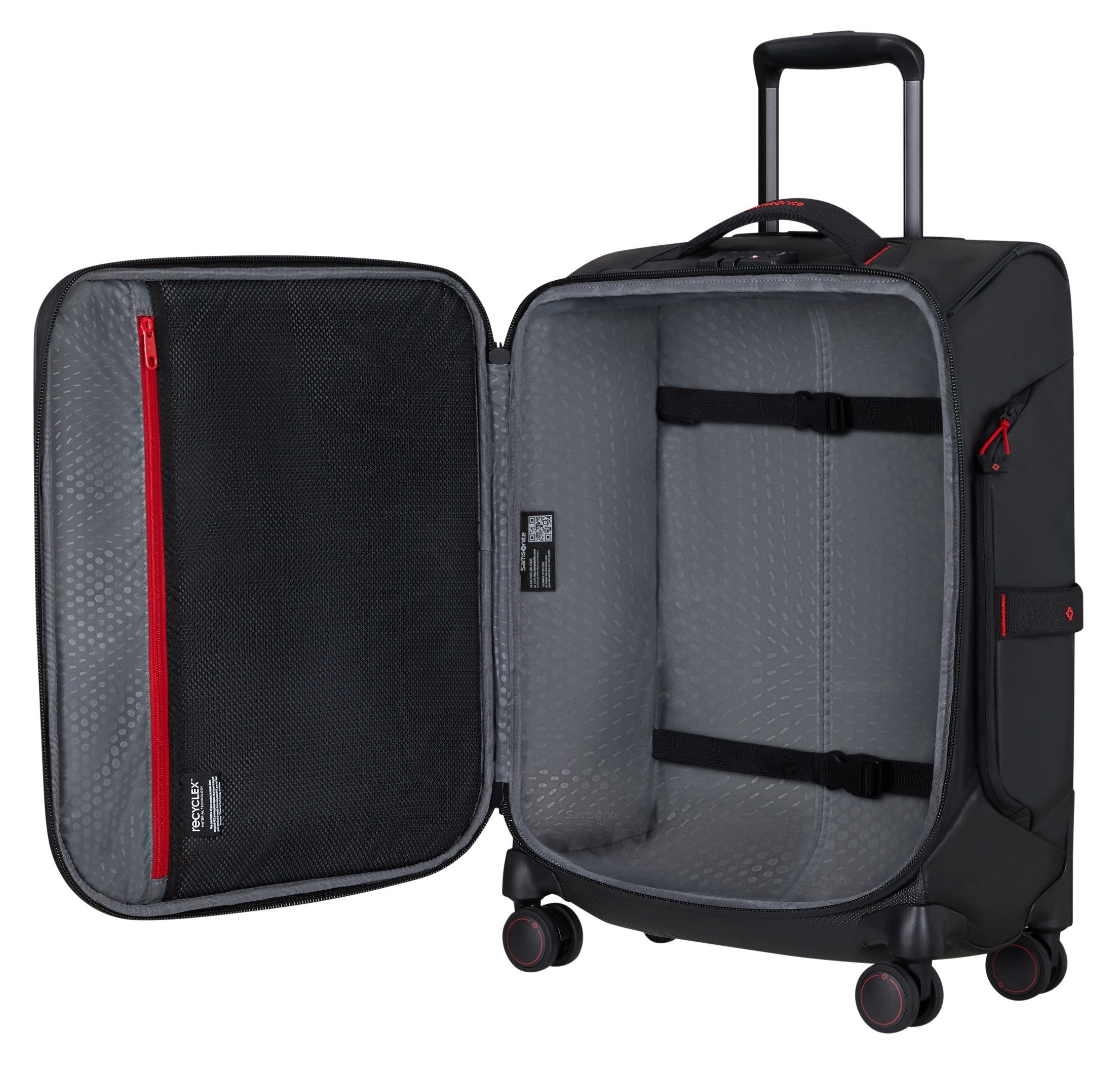 Samsonite Zachte bagage trolley ECODIVER verschillende maten en kleuren