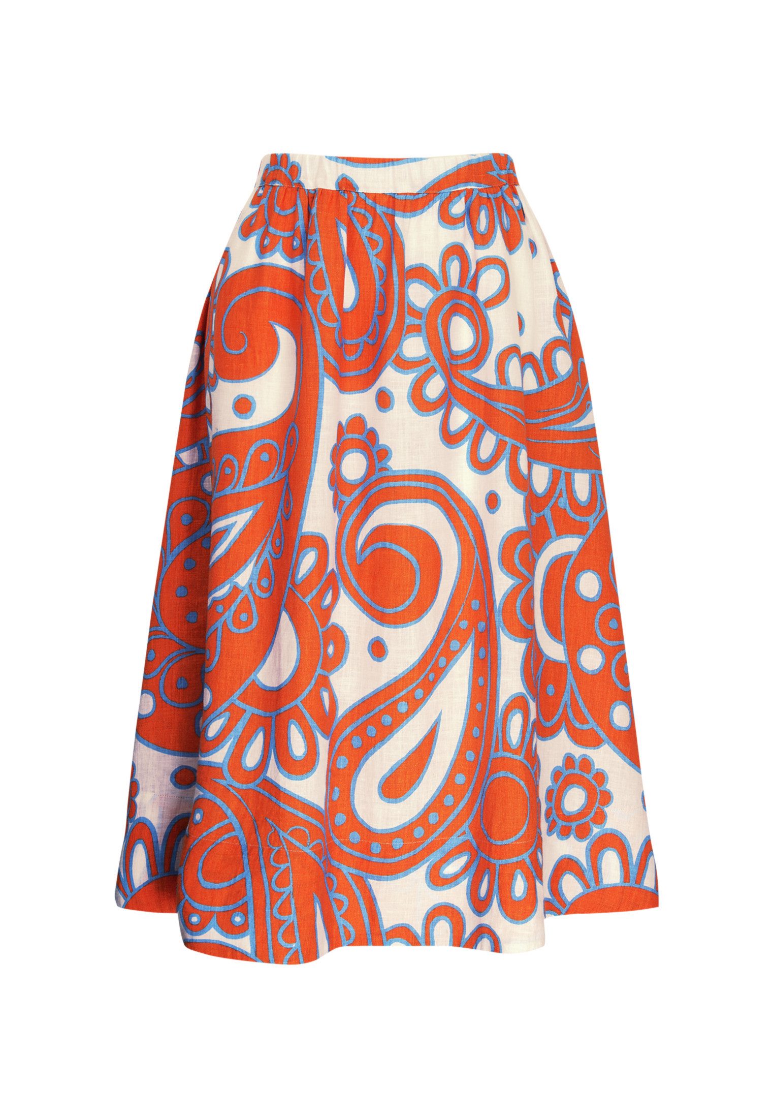 seidensticker Midirok Zwarte roos