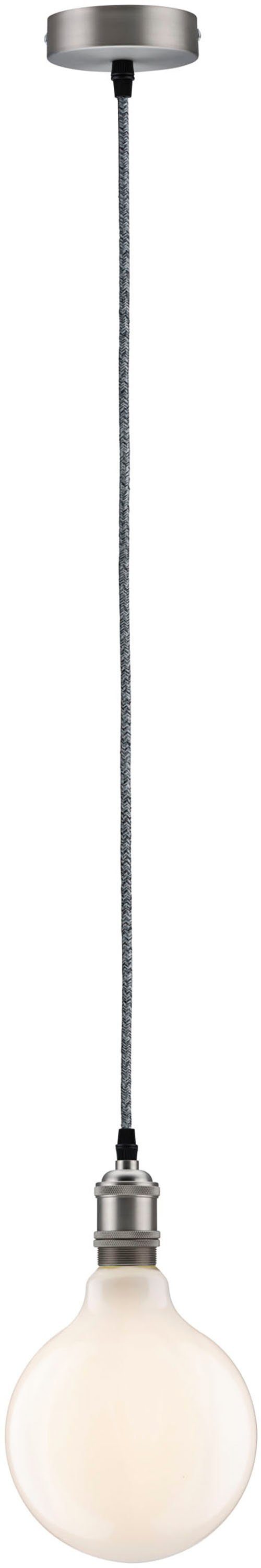Paulmann Hanglamp Neordic Eldar max. 1x60W Geborsteld nikkel 230V Metaal (1 stuk)