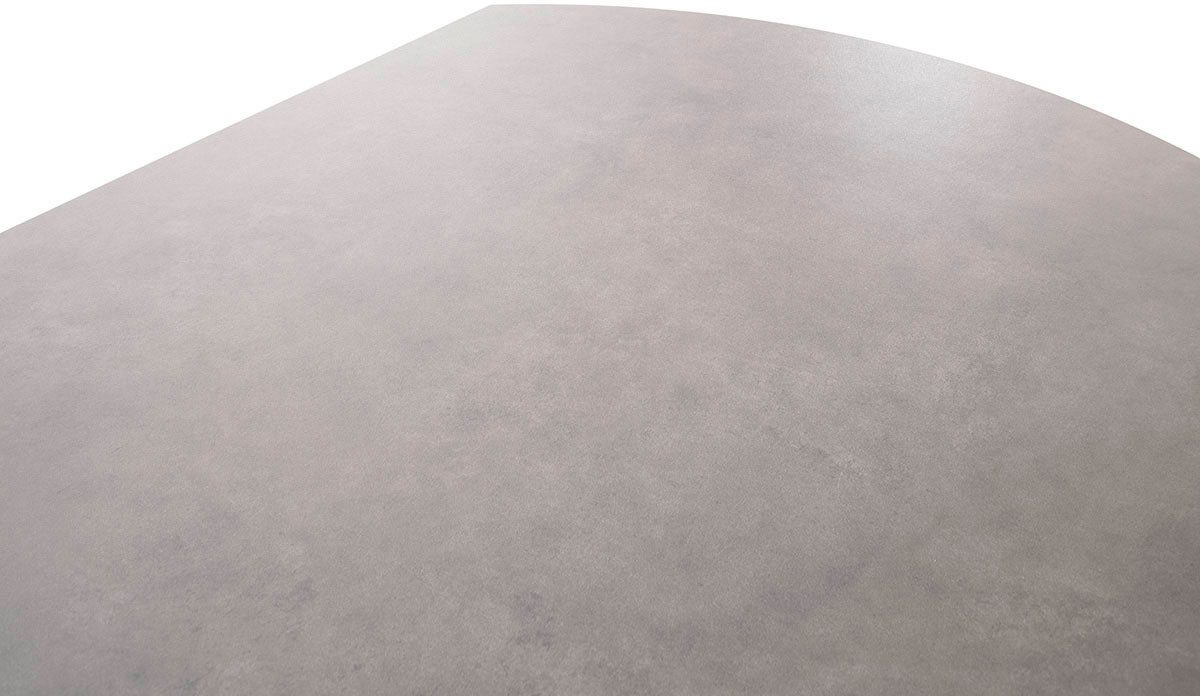 MCA furniture Eettafel RUBIKON vierpoot tafel 90-135 cm Keramiek, metaal, lengteschuif, uittrekbaar, 13 mm