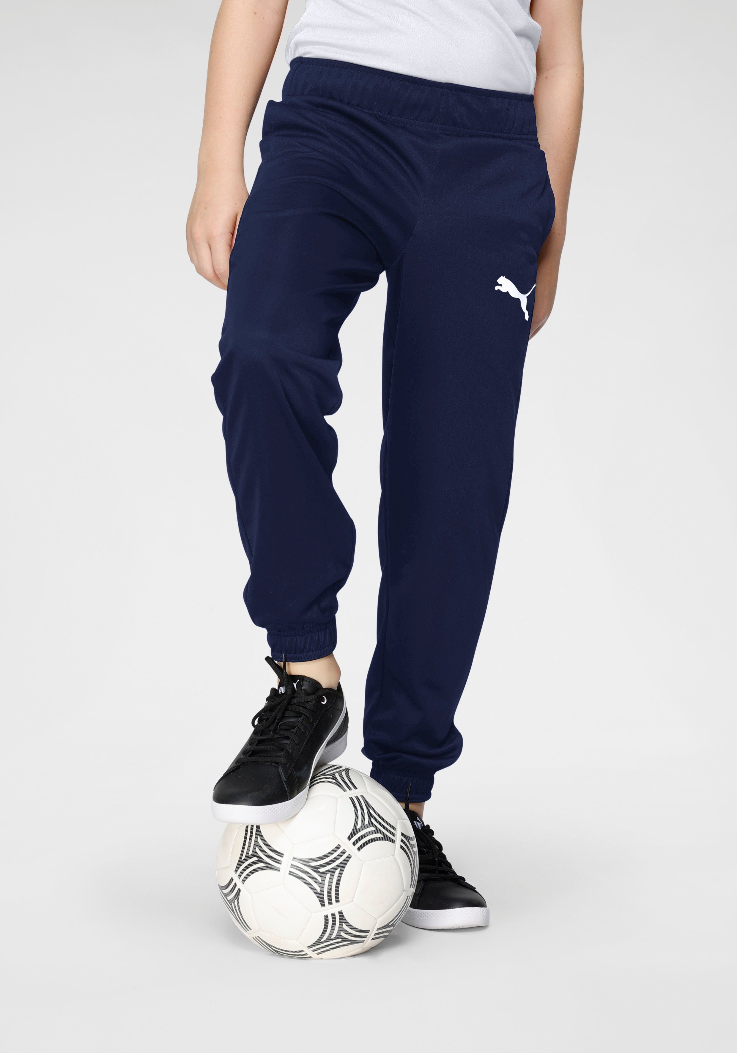 PUMA Trainingsbroek ACTIVE Tricot Pants cl B jongens trainingsbroeken maat 176 blauw