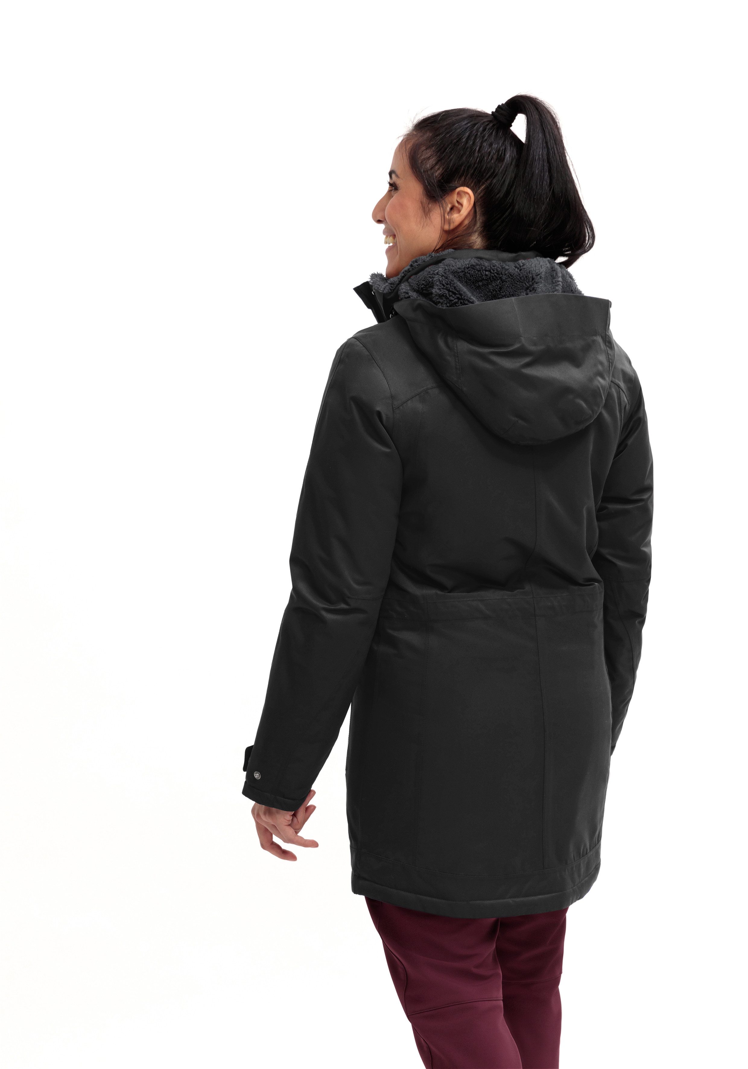 Maier Sports Functioneel jack Lisa 2.1 Dames mantel, ademende wintermantel, 2 ritszakken, regular fit