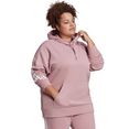 adidas performance sweatshirt adidas sportswear future iconen 3-strepen – grote maten roze