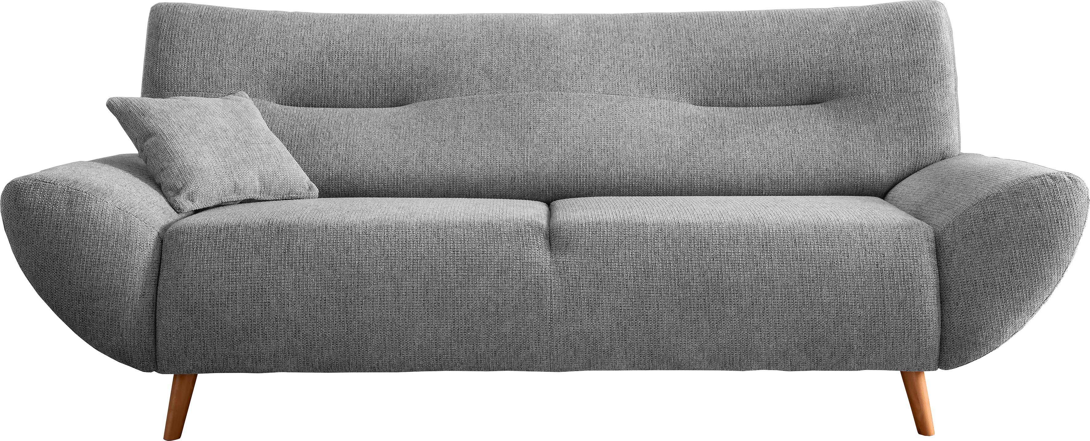 INOSIGN Zithoek Drago elegant en tijdloos, comfortabel, moderne vormtaal leverbaar als fauteuil/hoekbank, diverse stoffen, incl. 2 sierkussens (set, 3-delig)