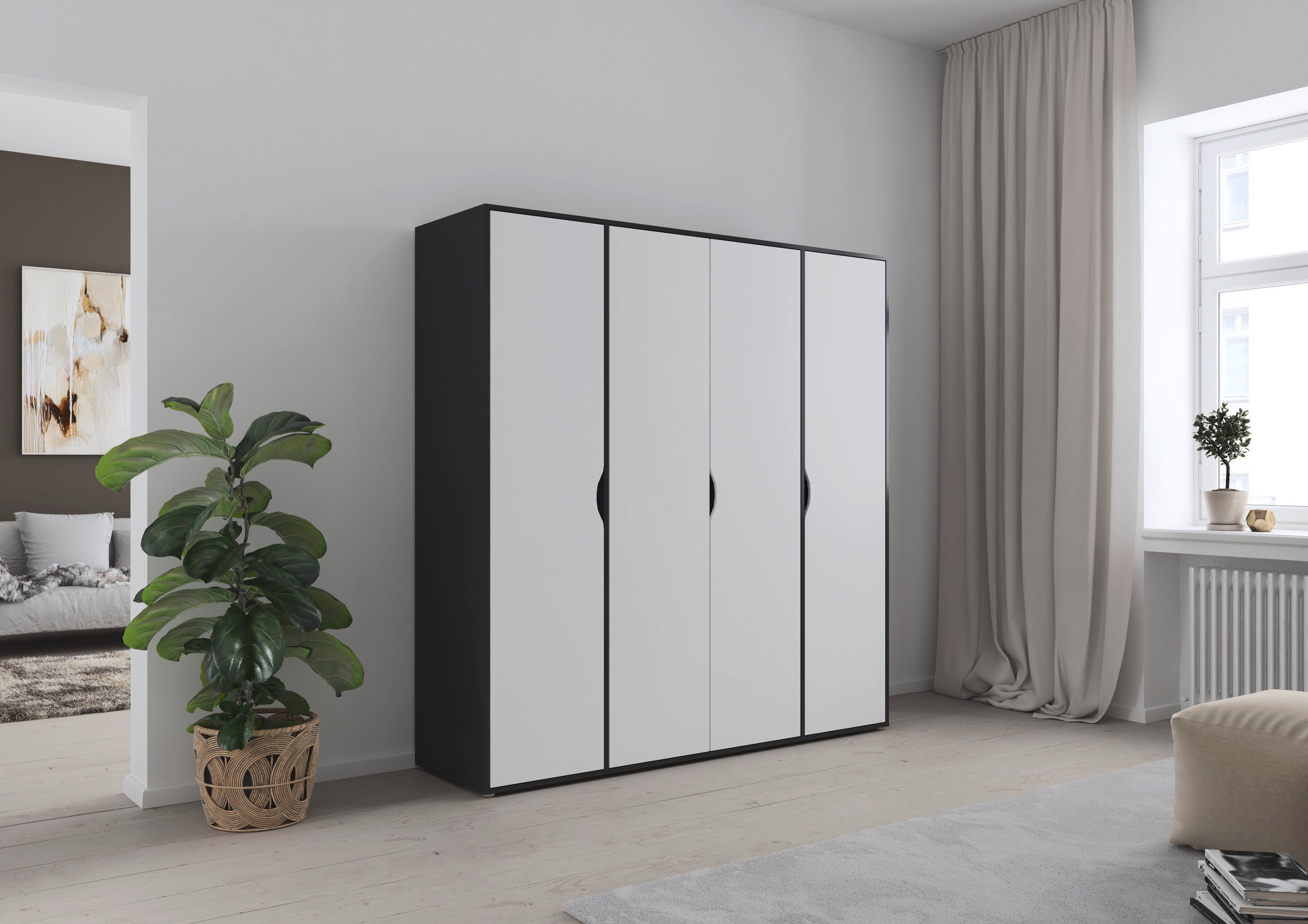 rauch Draaideurkast Kledingkast Kast Garderobe Wasmand NARAI veel Opbergruimte Greefaansluitingen voor een greeploze look TOPSELLER MADE IN GERMANY