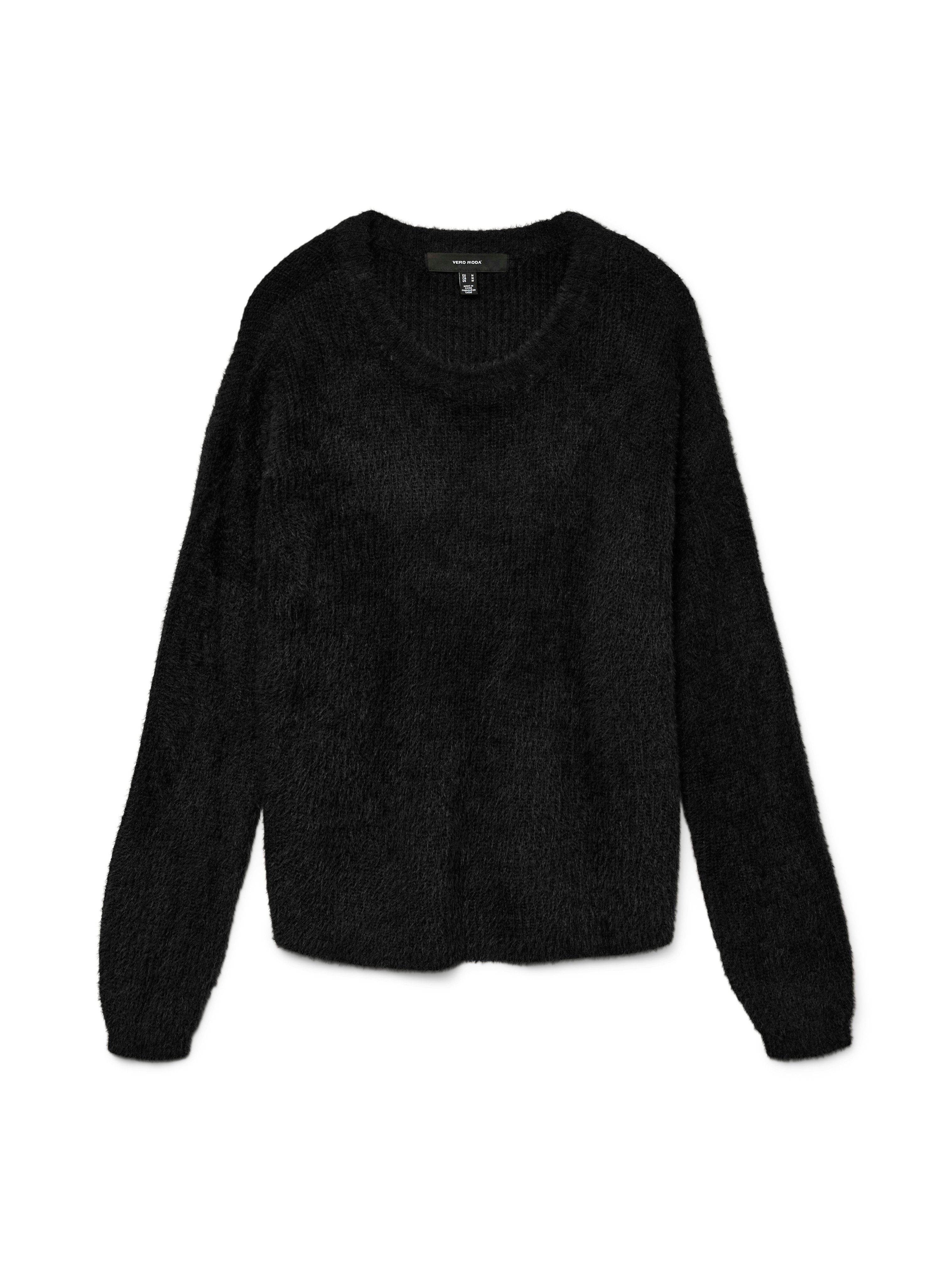Vero Moda Gebreide trui VMPUFF LS O-NECK PULLOVER BOO