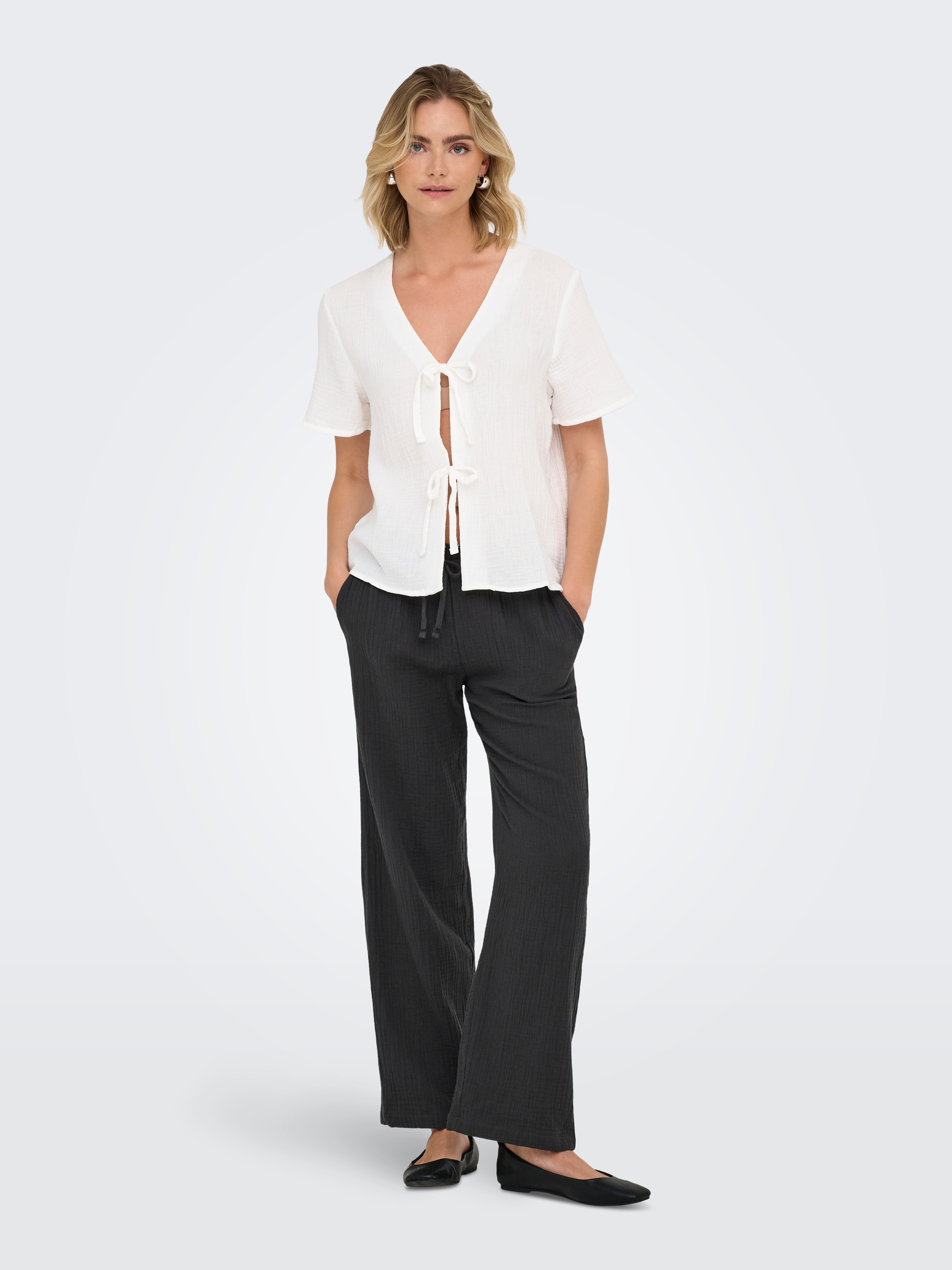 JDY Comfortbroek JDYTHEIS LIFE WIDE PANT WVN NOOS