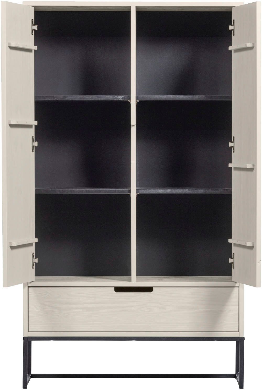 WOOOD Multifunctionele kast Silas twee deuren, met lade, h 149 cm x b 85 cm