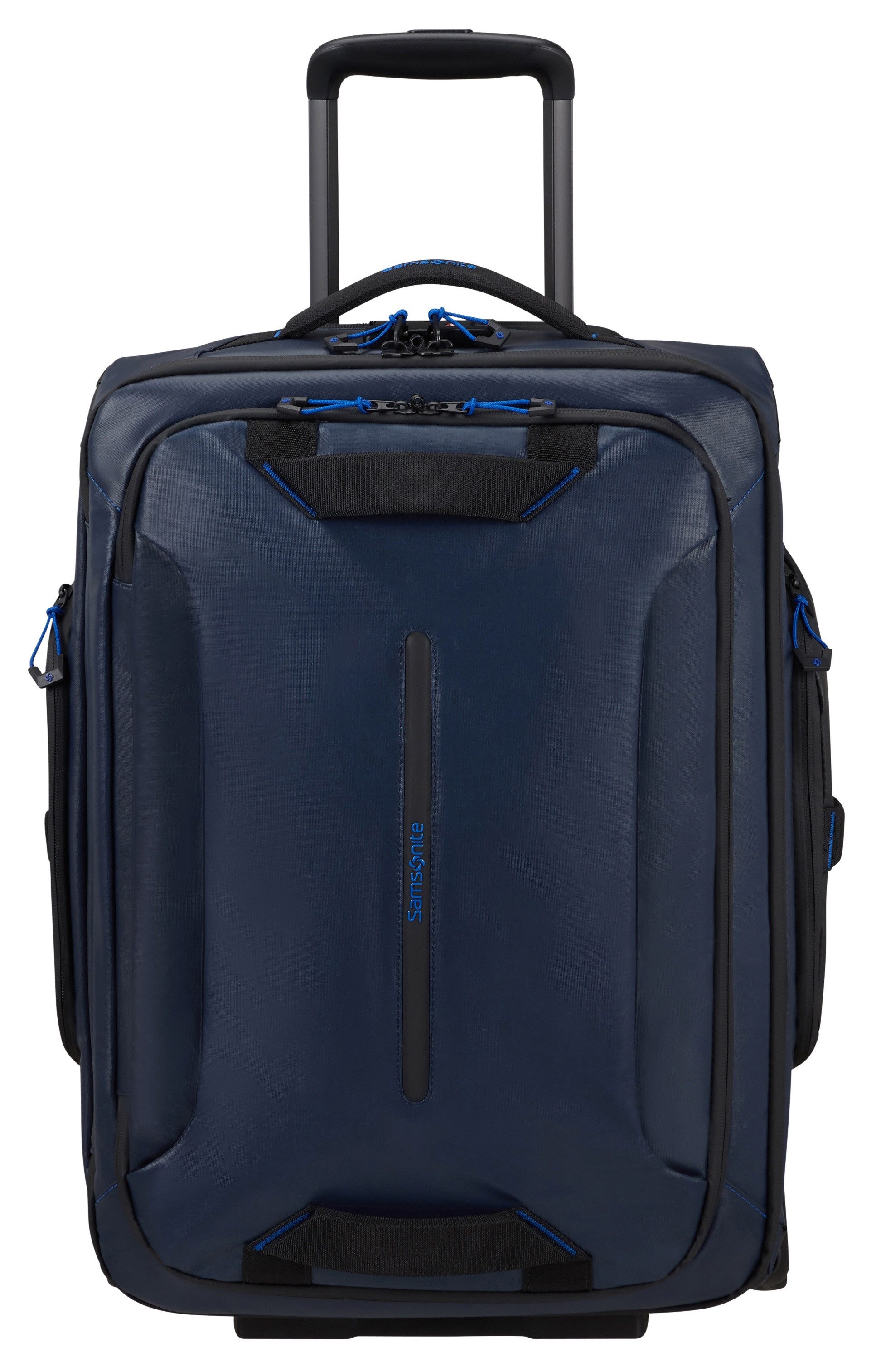 Samsonite Zachte bagage trolley ECODIVER 55 - 2 Rollen Handbagage koffer reistas zachte koffer frontzak