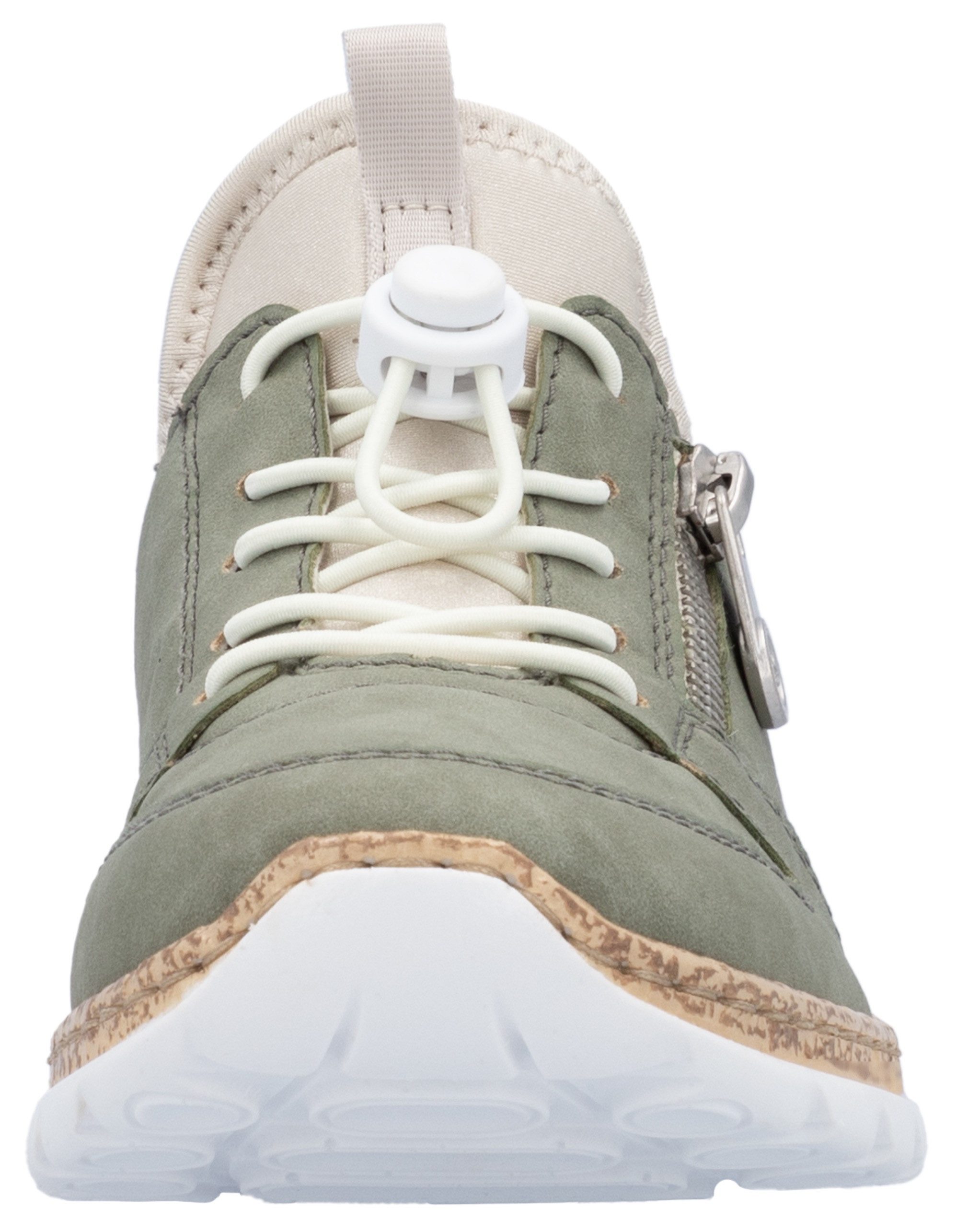 Rieker Slip-on sneakers Veterschoen, lage schoen, slipper met lichte zool