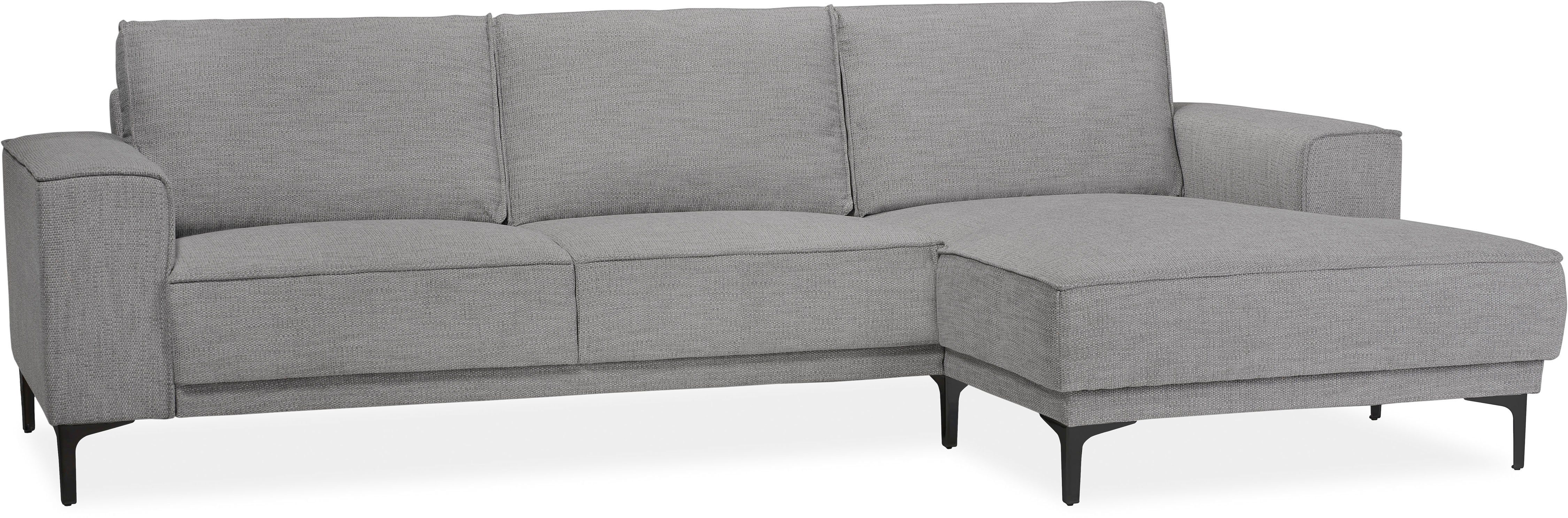 Places of Style Hoekbank Oland, structuur, platweefsel, luxe microvezel, bouclé