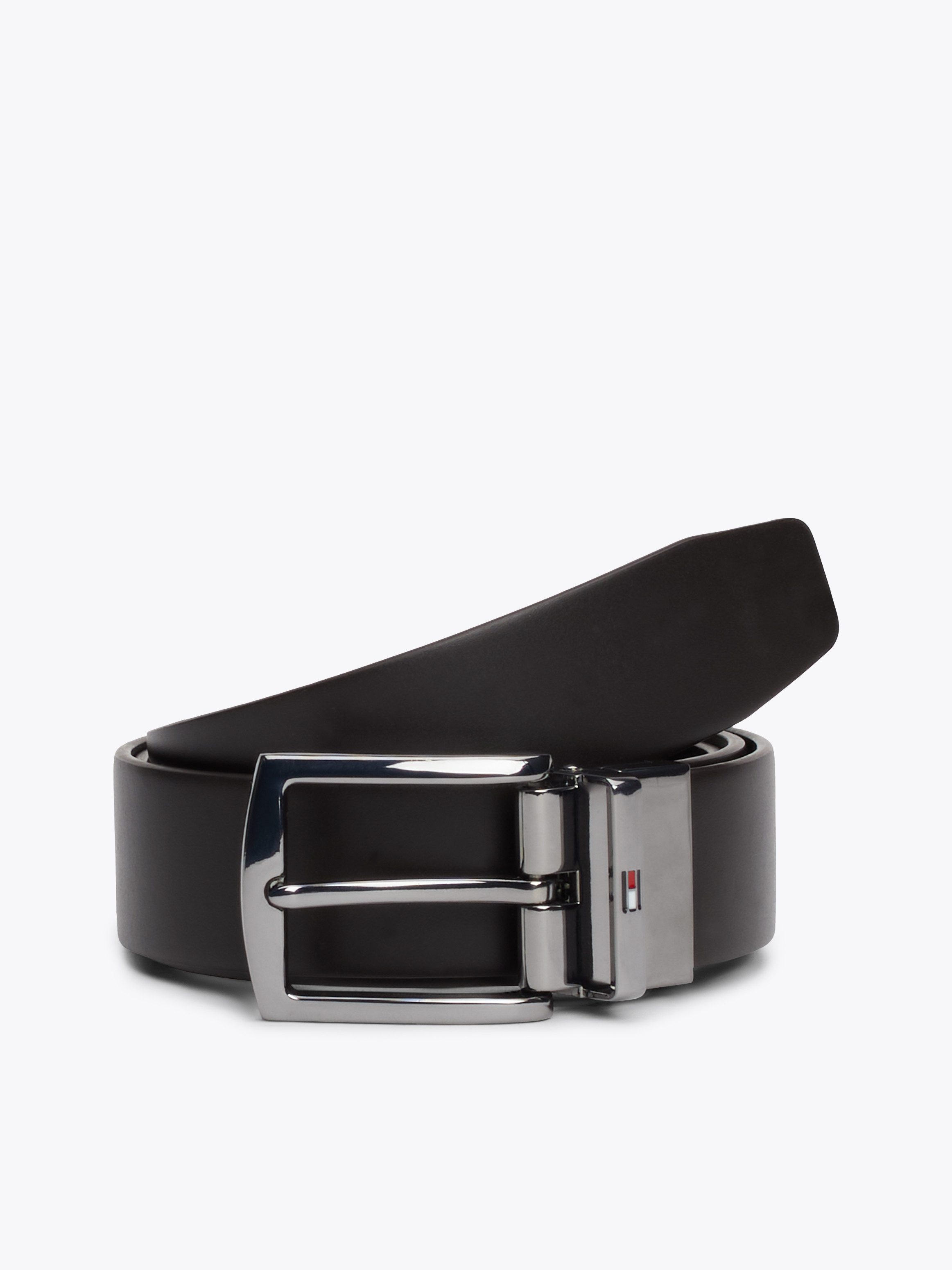 Tommy Hilfiger Leren riem Denton Rev. 3.5 cm met gestempeld logo