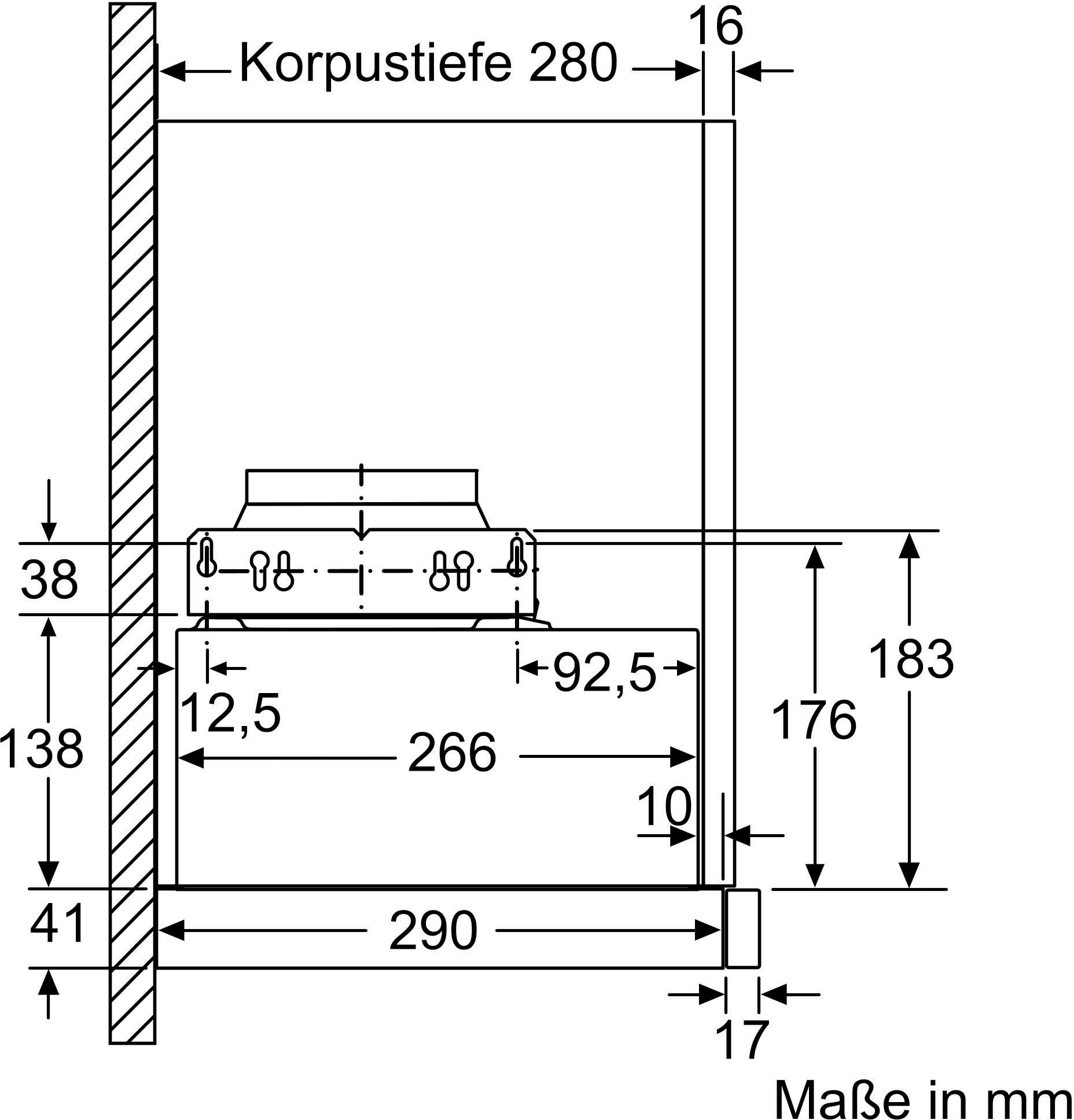BOSCH Vlakscherm-afzuigkap