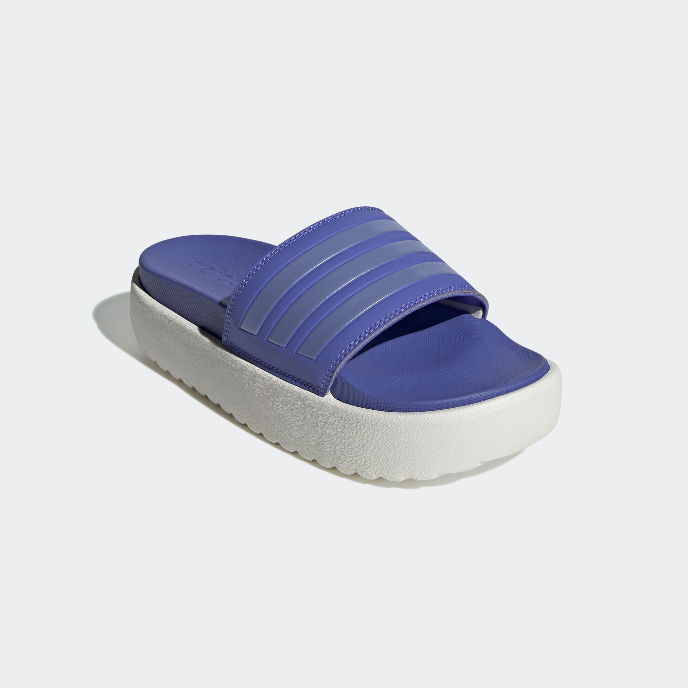 adidas Sportswear Badslippers Platform adilette dames badslippers maat 43 1/3 EU blauw
