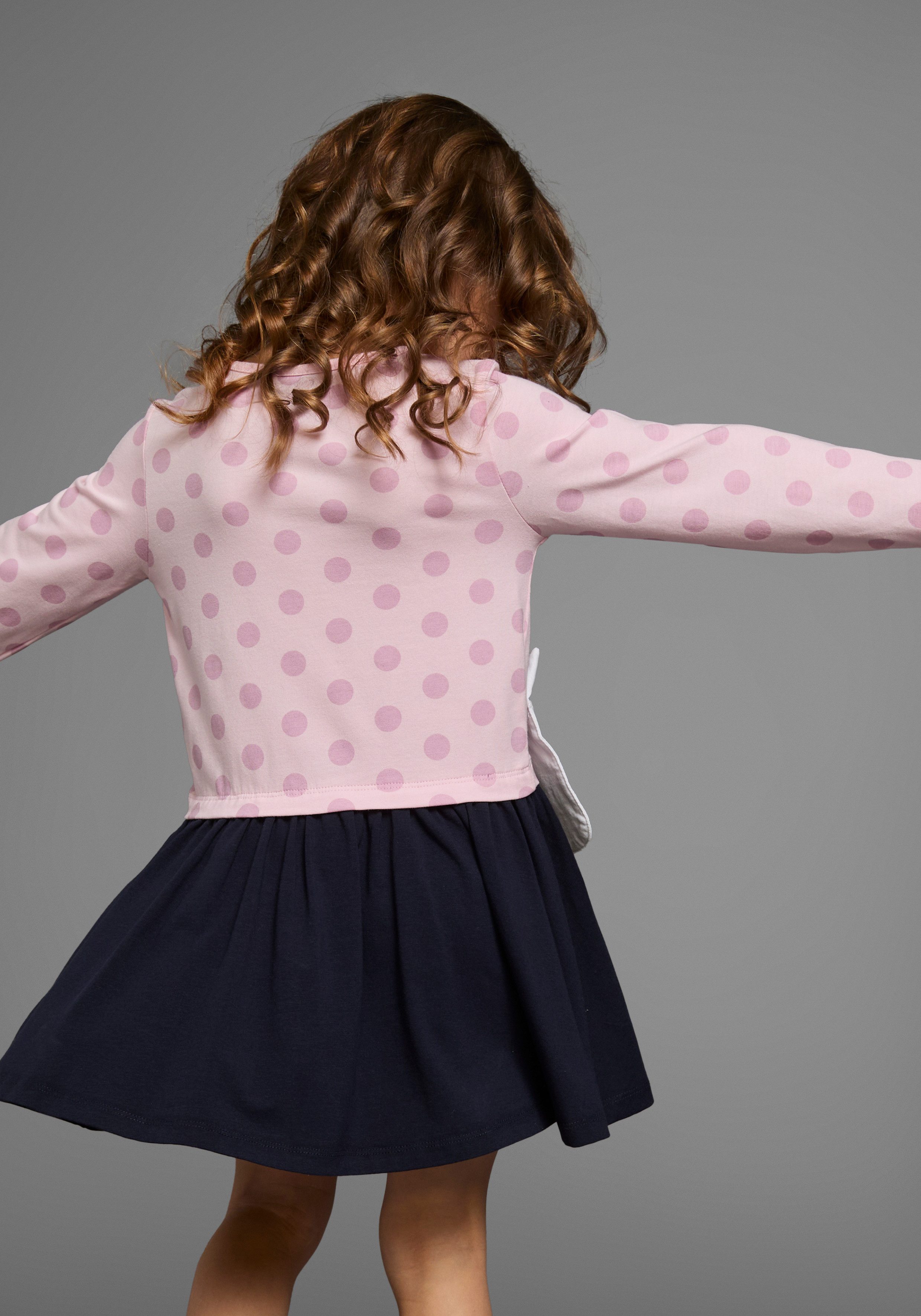 KIDSWORLD Jerseyjurk Voor kleine meisjes ideaal voor feestelijke gelegenheden, knie-vrije lengte