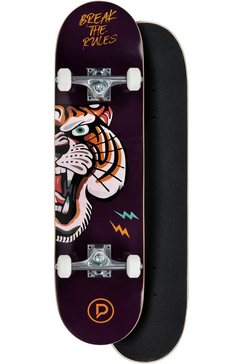 playlife skateboard playlife tiger zwart