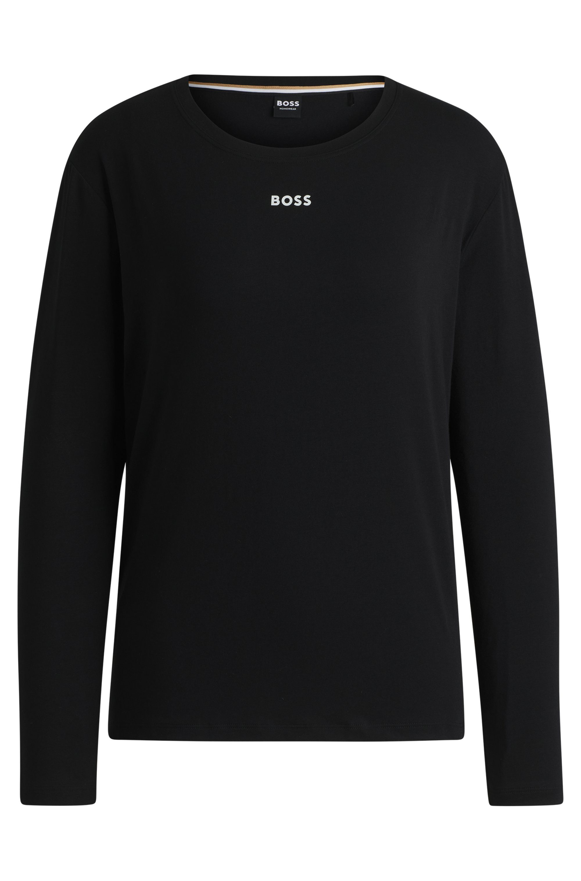 BOSS Shirt met lange mouwen met een ronde hals