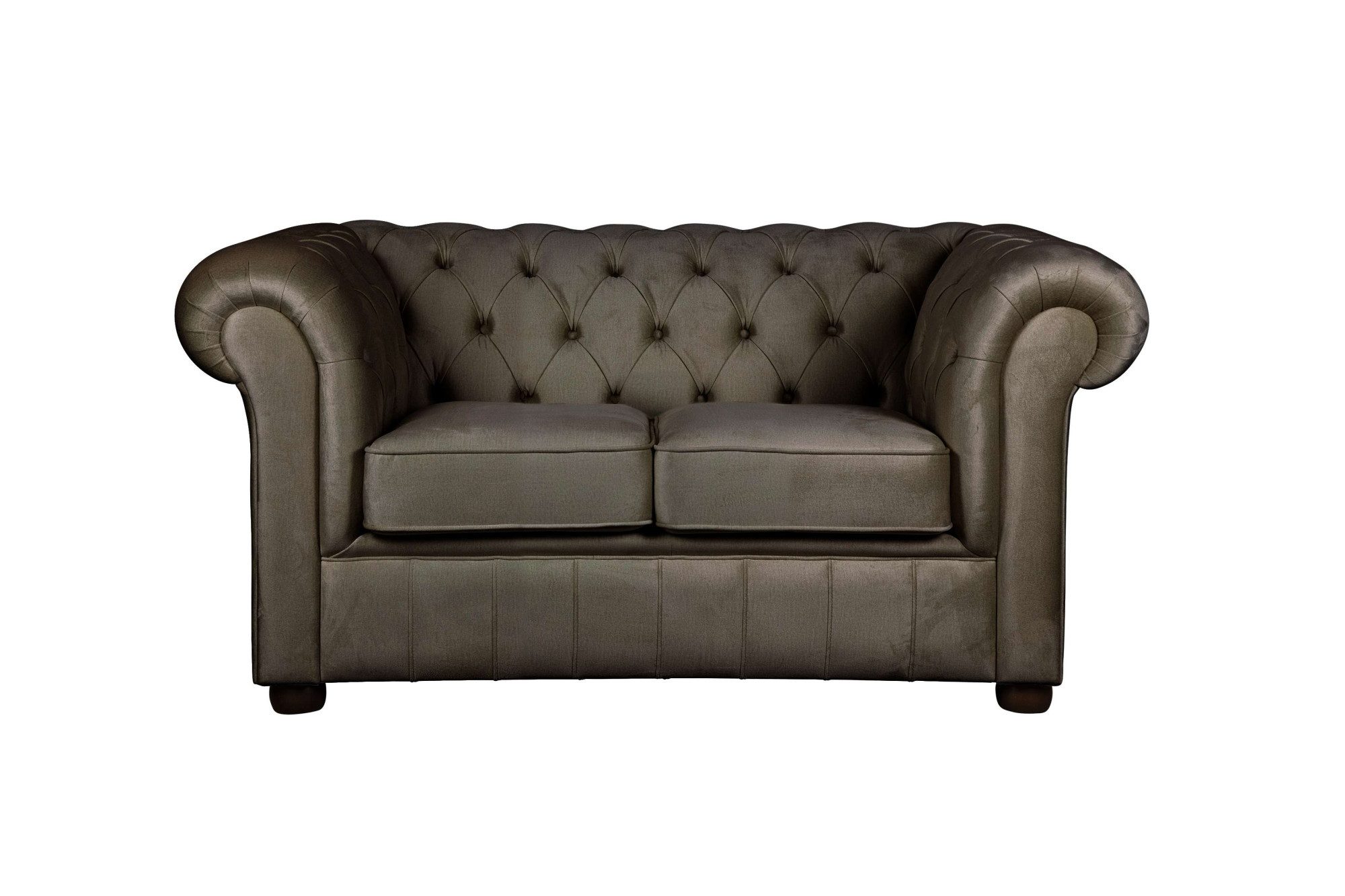 Home affaire 2-zitsbank CHARENTE, Chesterfield bank, golfvering, afmetingen: B/D/H: 147/89/74 cm
