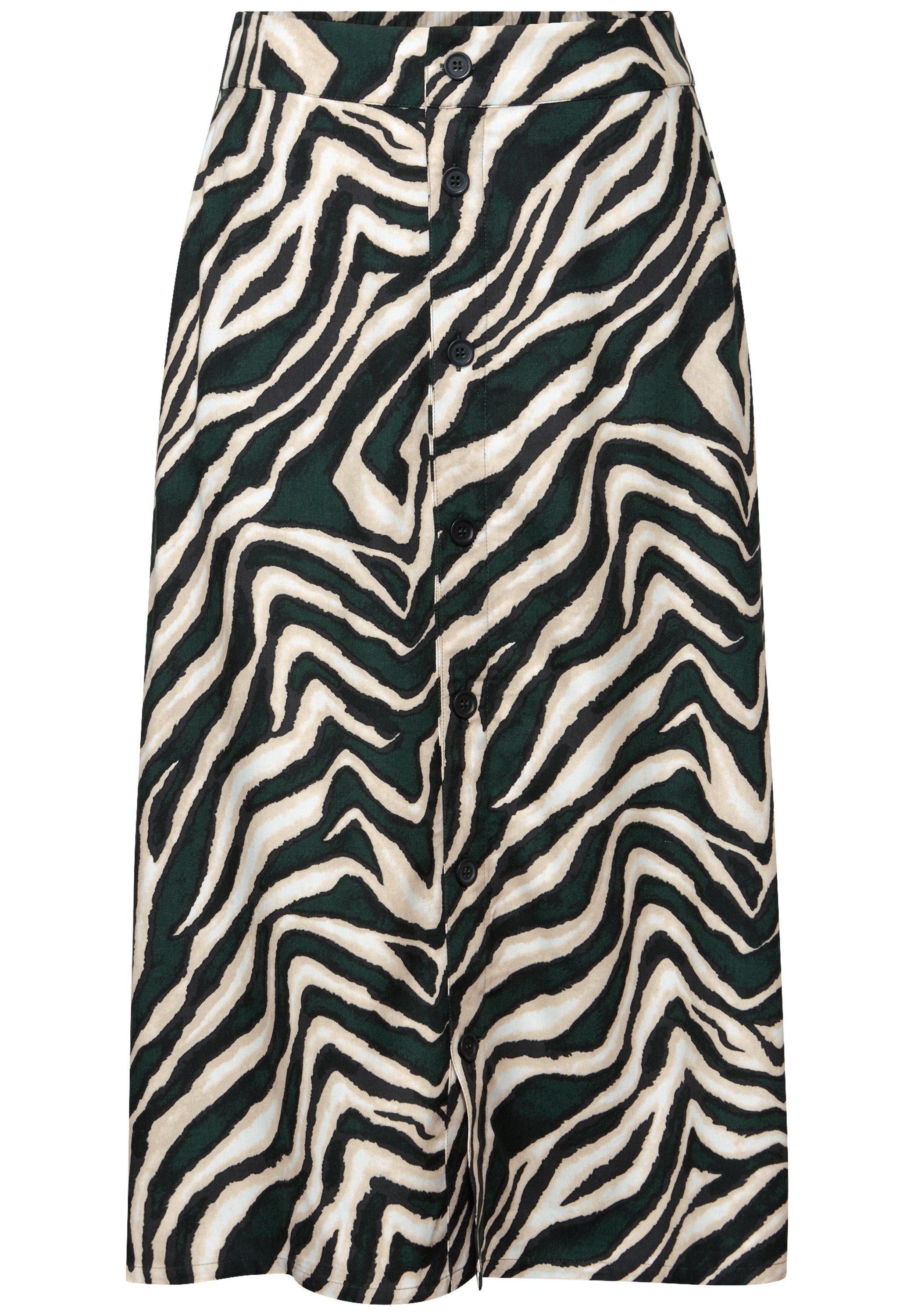 STREET ONE Midirok met animal-print