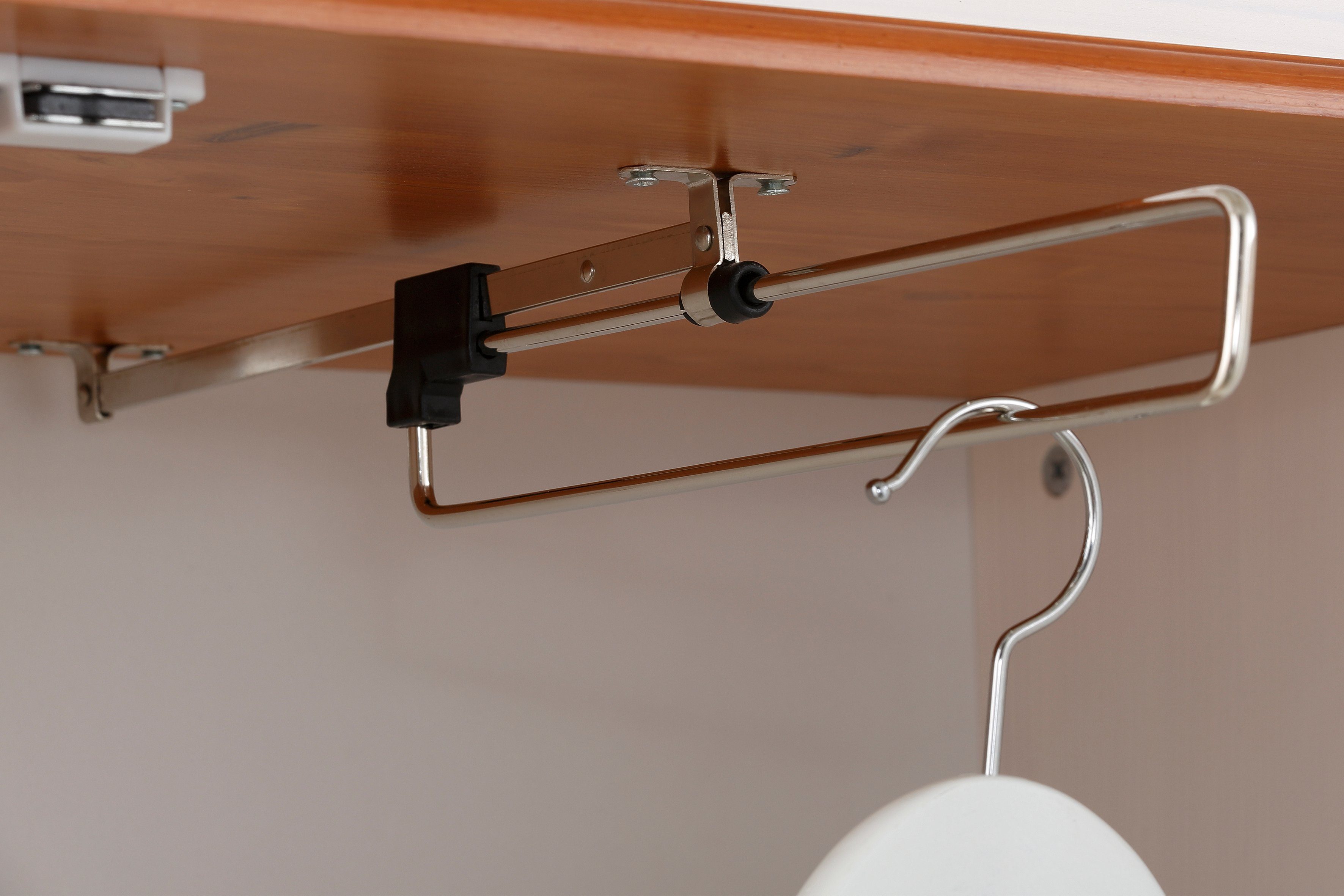 Home affaire Kledingkast ADELE met spiegel, breedte 63 cm, met 2 lades, van massief dennenhout, fsc®