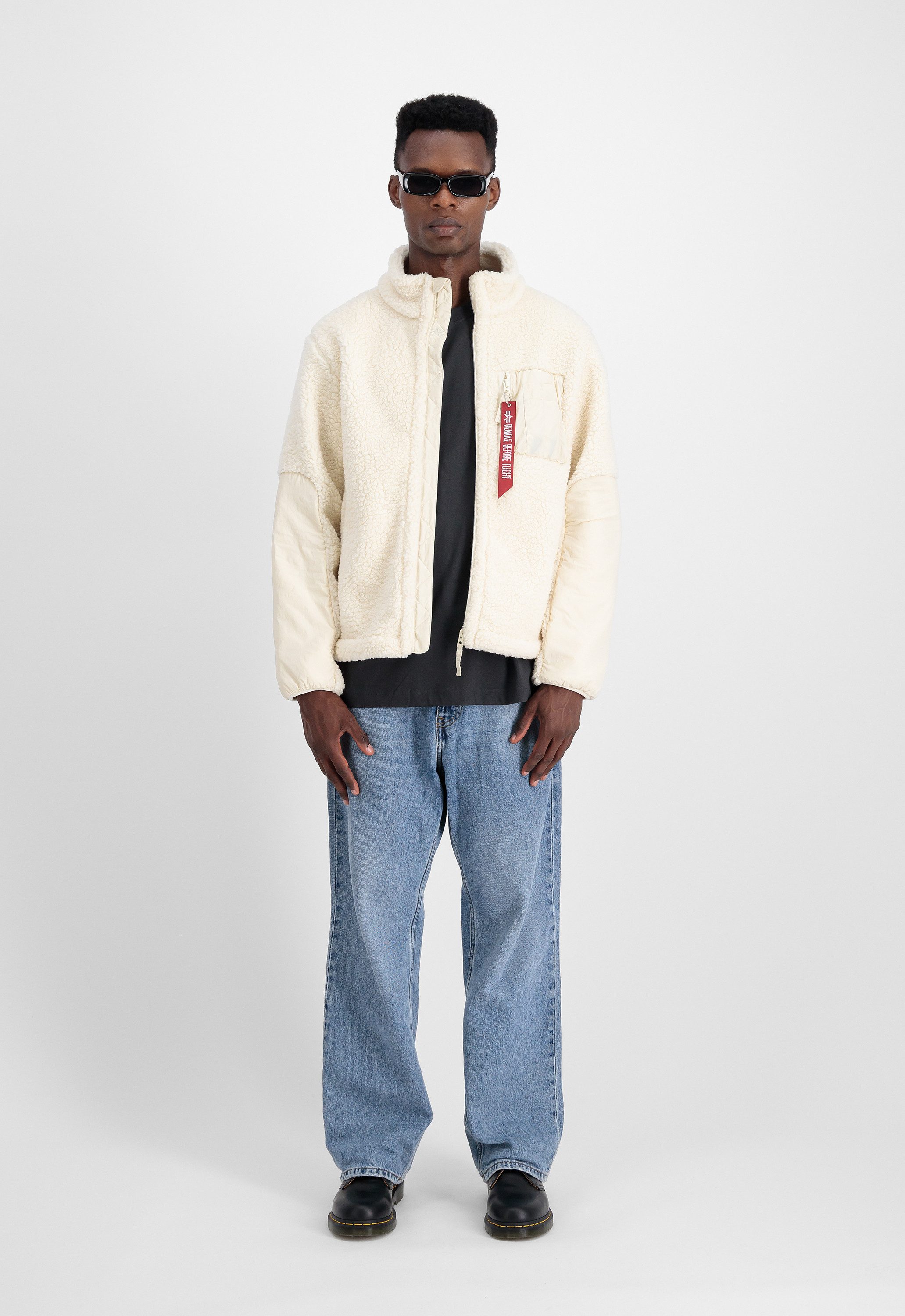 Alpha Industries Functioneel jack Sherpa Zip-Jacket